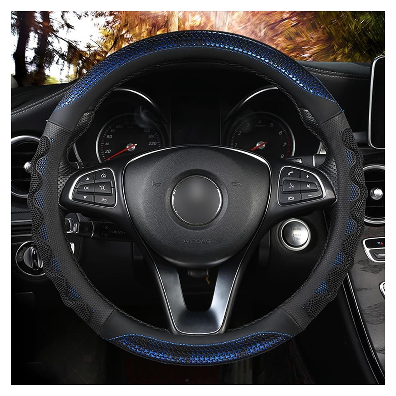 Cubierta de Volante XHRING para Ford 37-38 cm Antideslizante