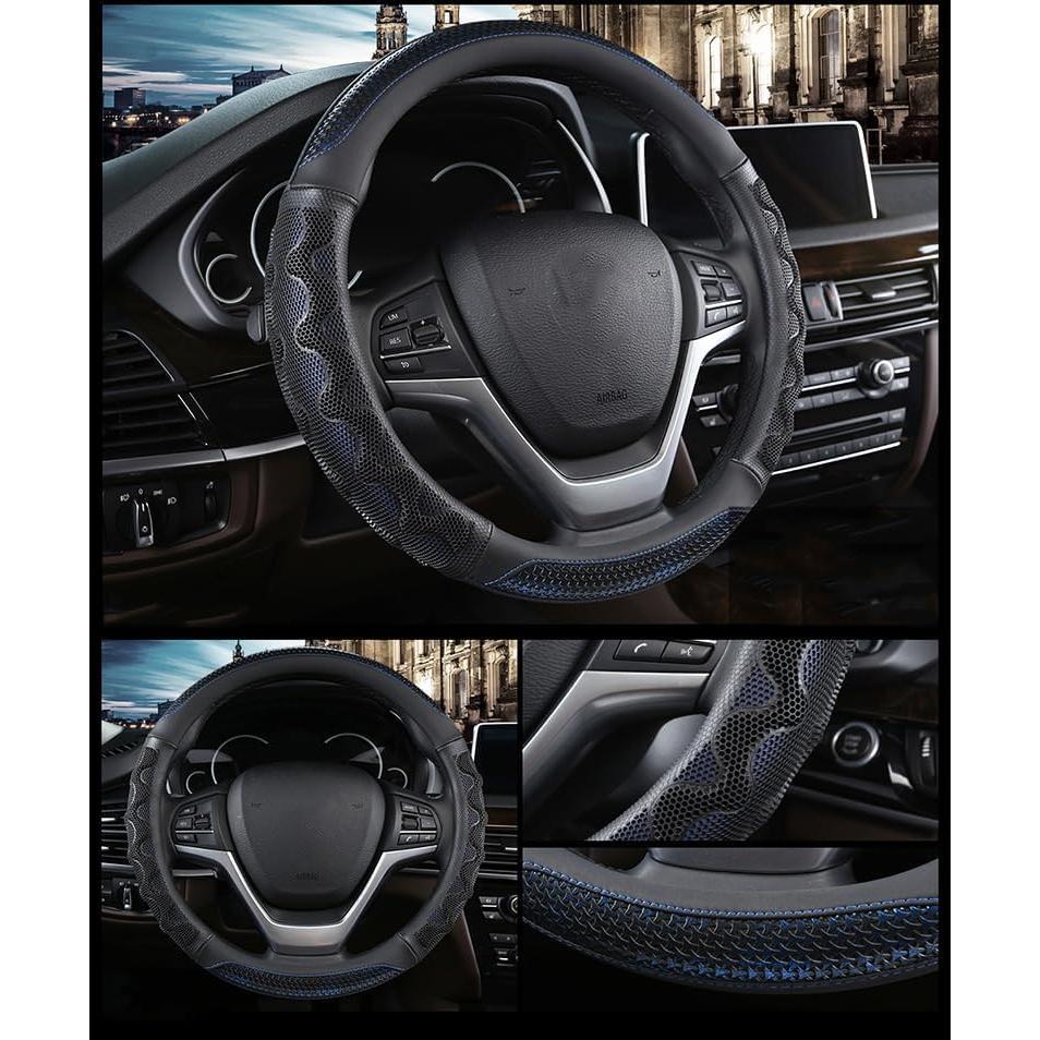 Cubierta de Volante XHRING para Ford 37-38 cm Antideslizante