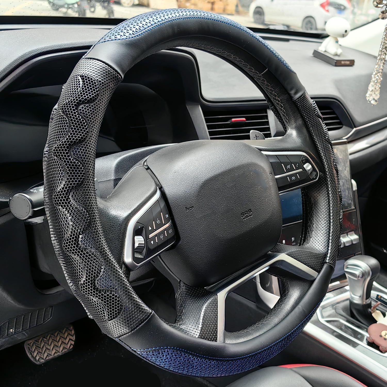 Cubierta de Volante XHRING para Ford 37-38 cm Antideslizante