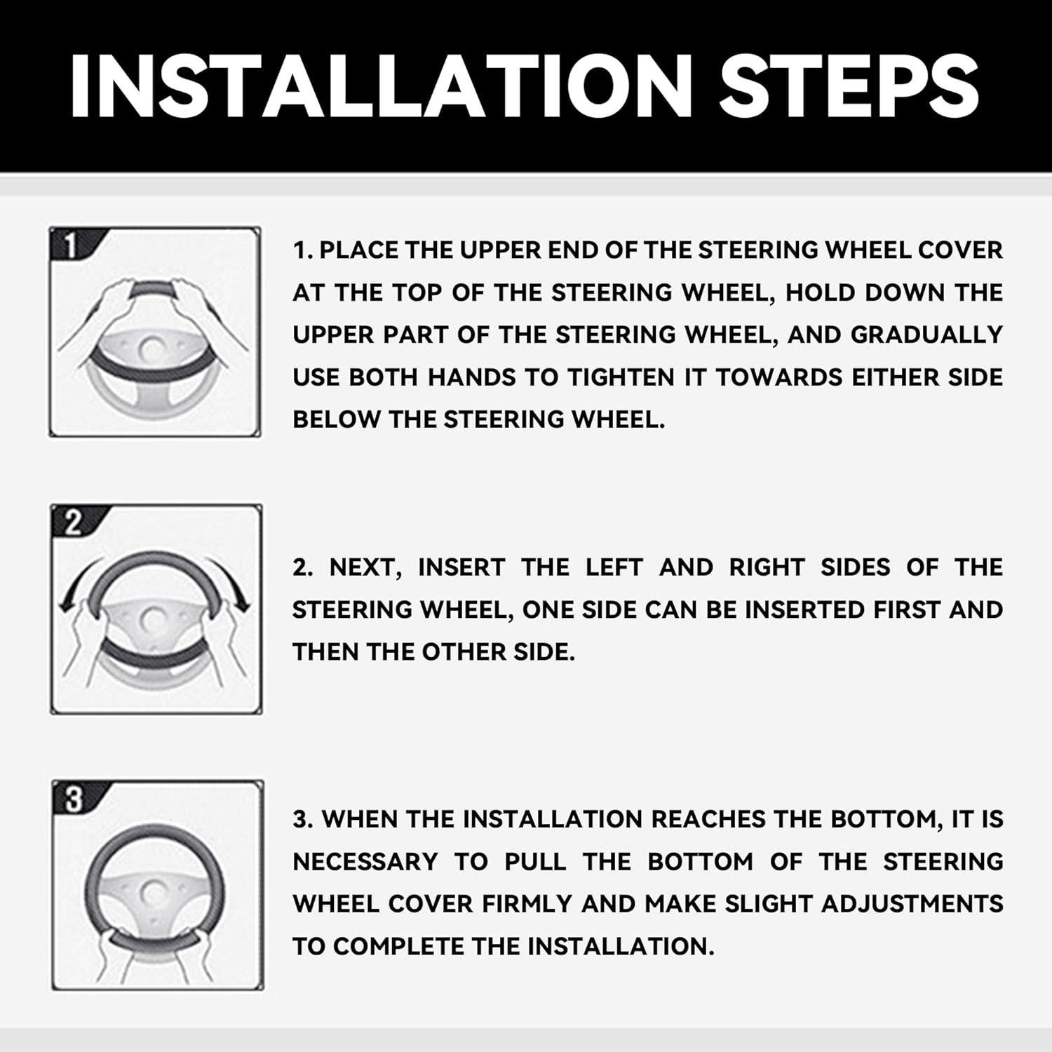 Cubierta de Volante Couslcd 37-38 cm Naranja Antideslizante