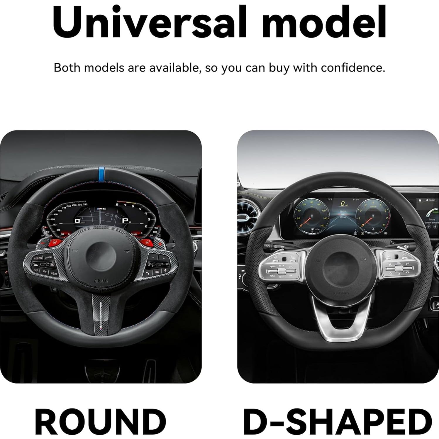 Cubierta de Volante Couslcd 37-38 cm Naranja Antideslizante