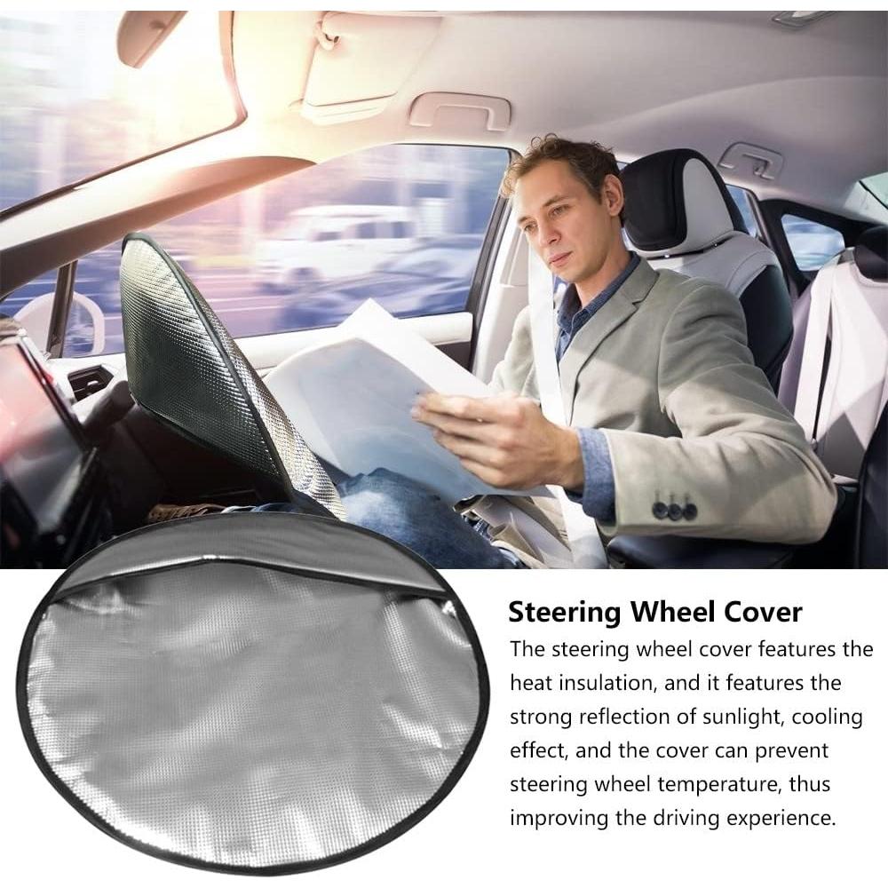 Cubierta de Sombra para Volante MiOYOOW - Anti-Calor SUV y Camiones