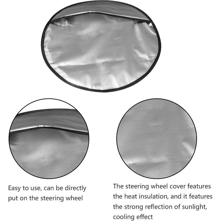 Cubierta de Sombra para Volante MiOYOOW - Anti-Calor SUV y Camiones