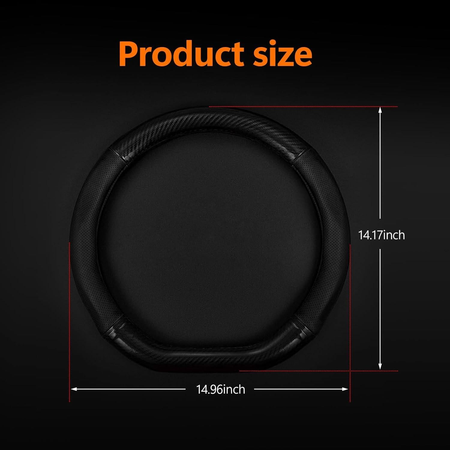 Funda de Volante QODOLSI Transpirable Antideslizante 37.96 cm