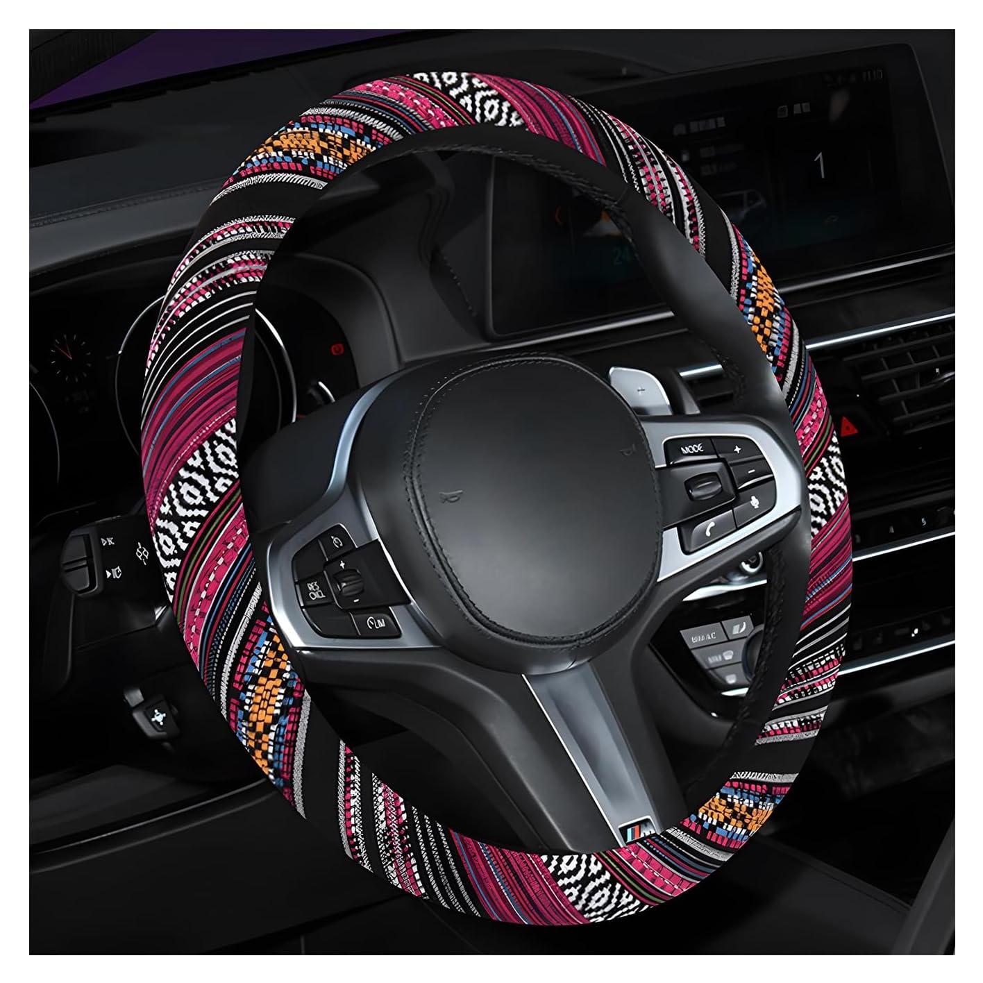 Funda de Volante Boho Povtii 38.1 cm Antideslizante Étnica