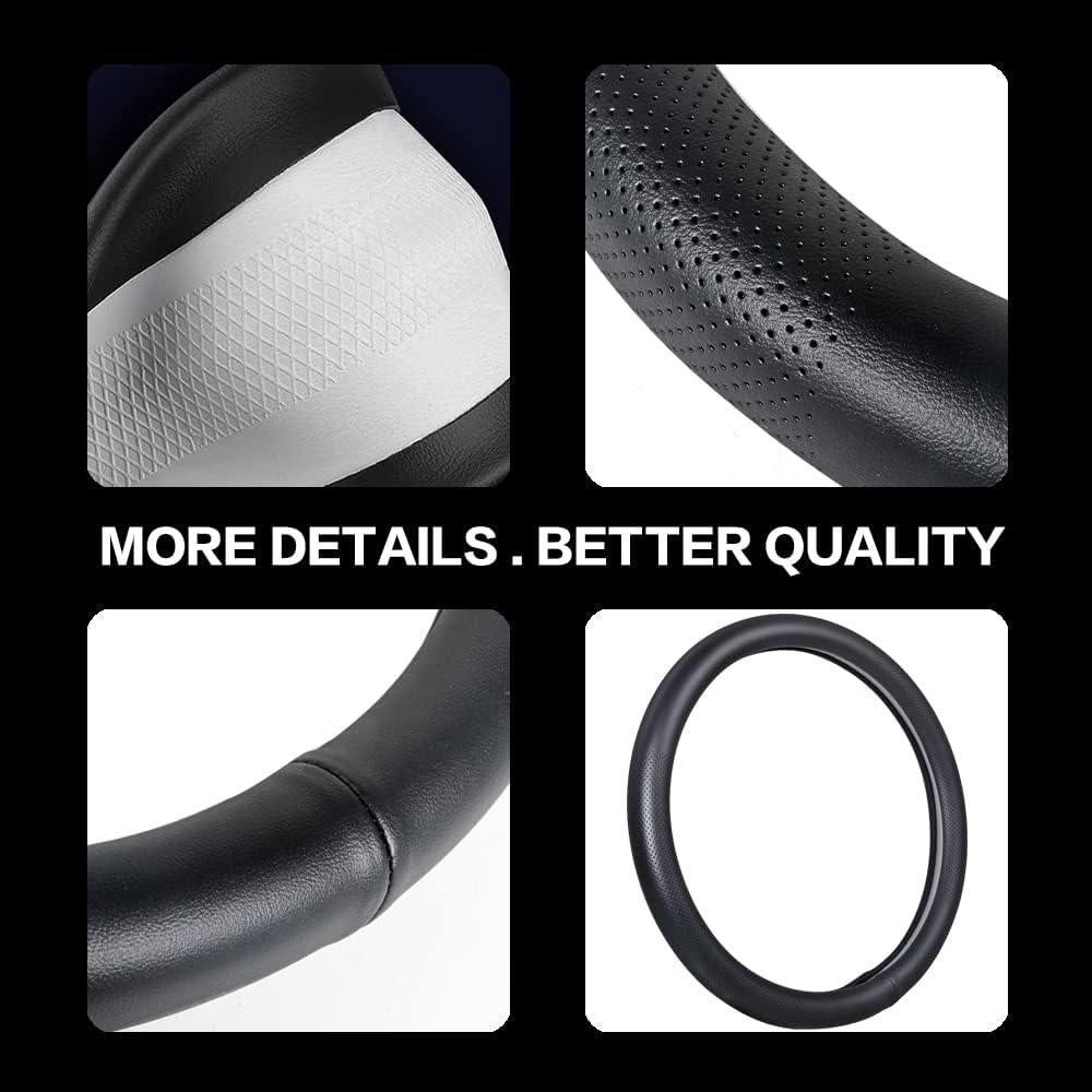 Cubierta de Volante VARGTR DKFXPT001 37-38 cm Cuero Antideslizante