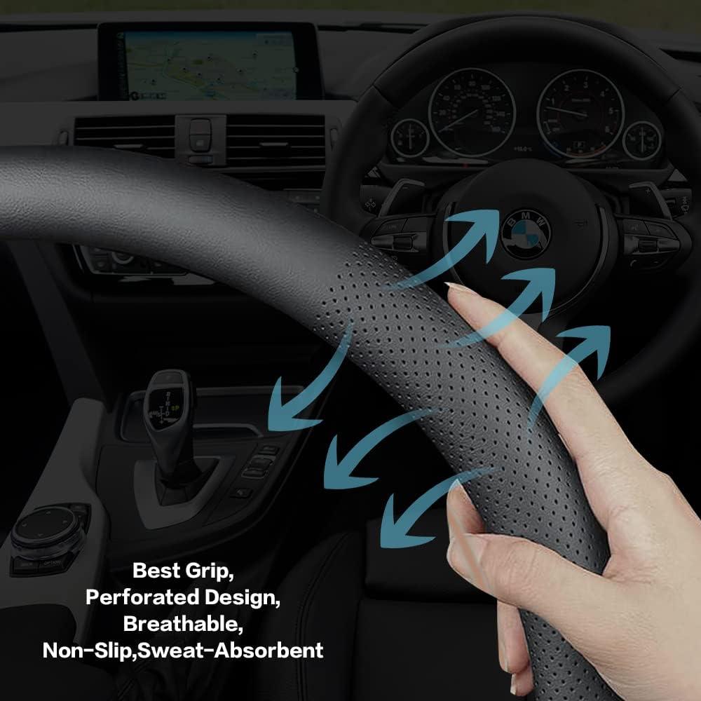 Cubierta de Volante VARGTR DKFXPT001 37-38 cm Cuero Antideslizante