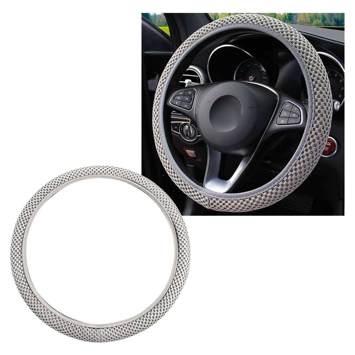 Cubierta de Volante Elástico Yourkar 27x27 cm Gris