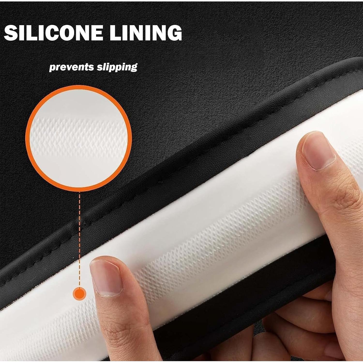 Cubierta de Volante Naxizo de Cuero Microfibra 15" Negra