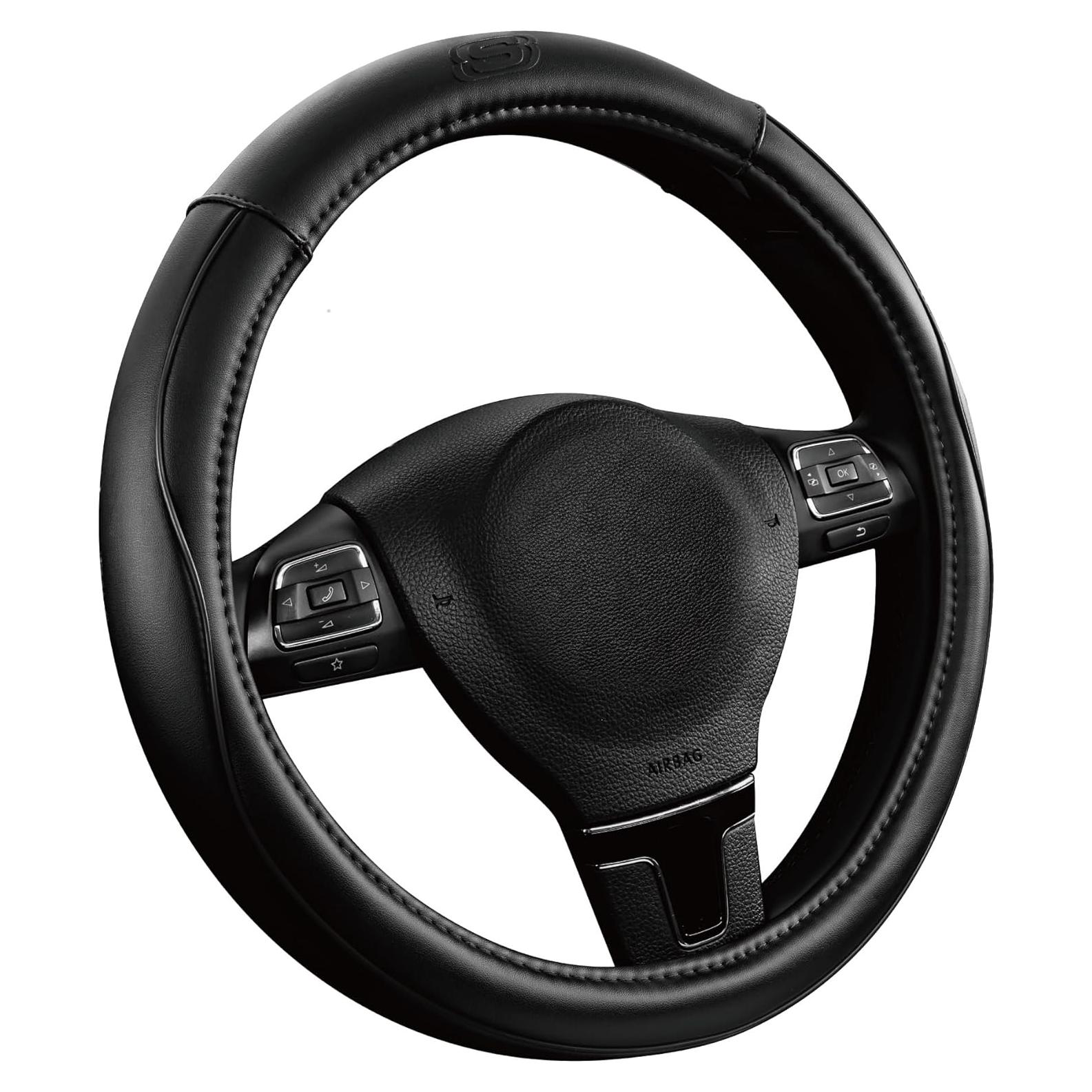 Cubierta de Volante Skechers de Cuero Microfibra 37-38 cm Negra