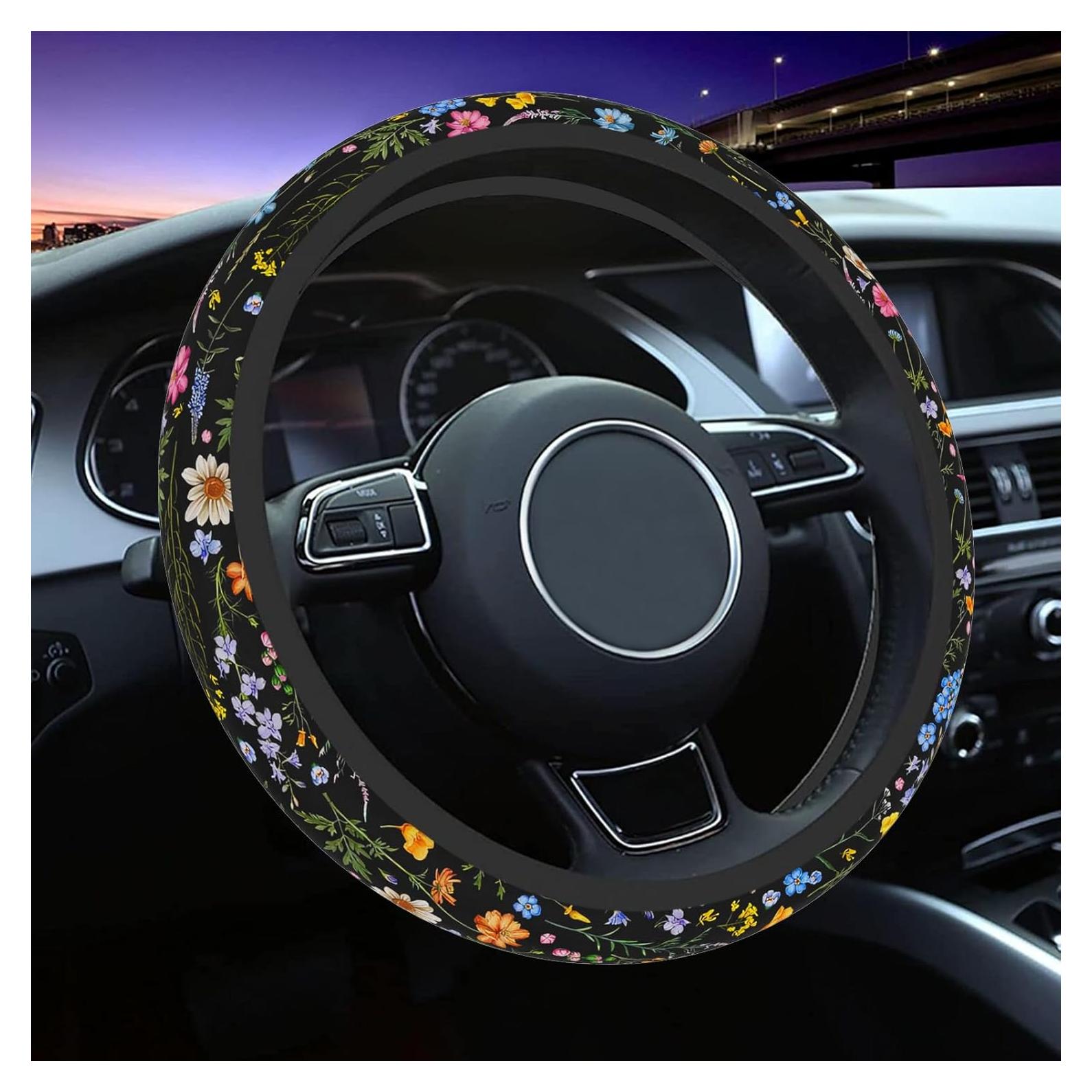 Cubierta de Volante Vaitarkli Flores Silvestres Universal 36-39 cm