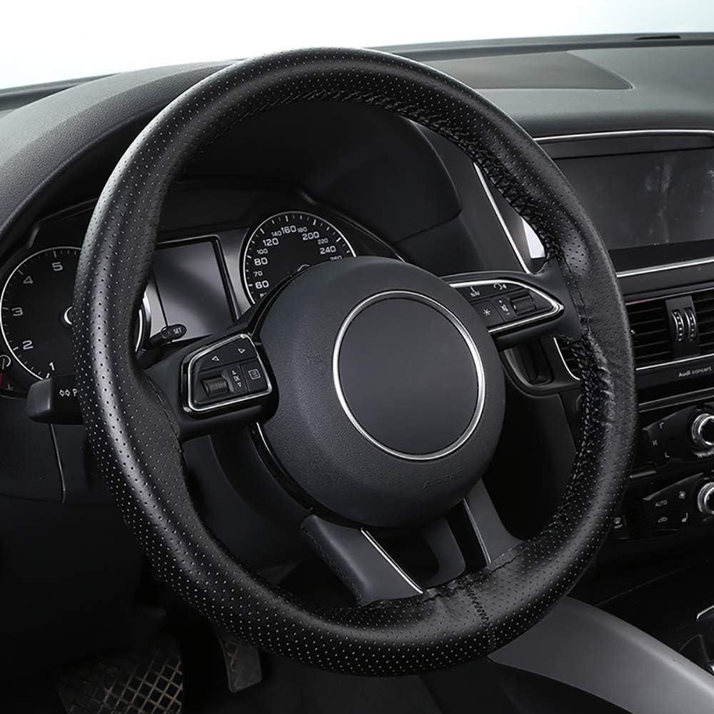 Cubierta de Volante de Cuero BMLEI 15 Pulgadas Antideslizante