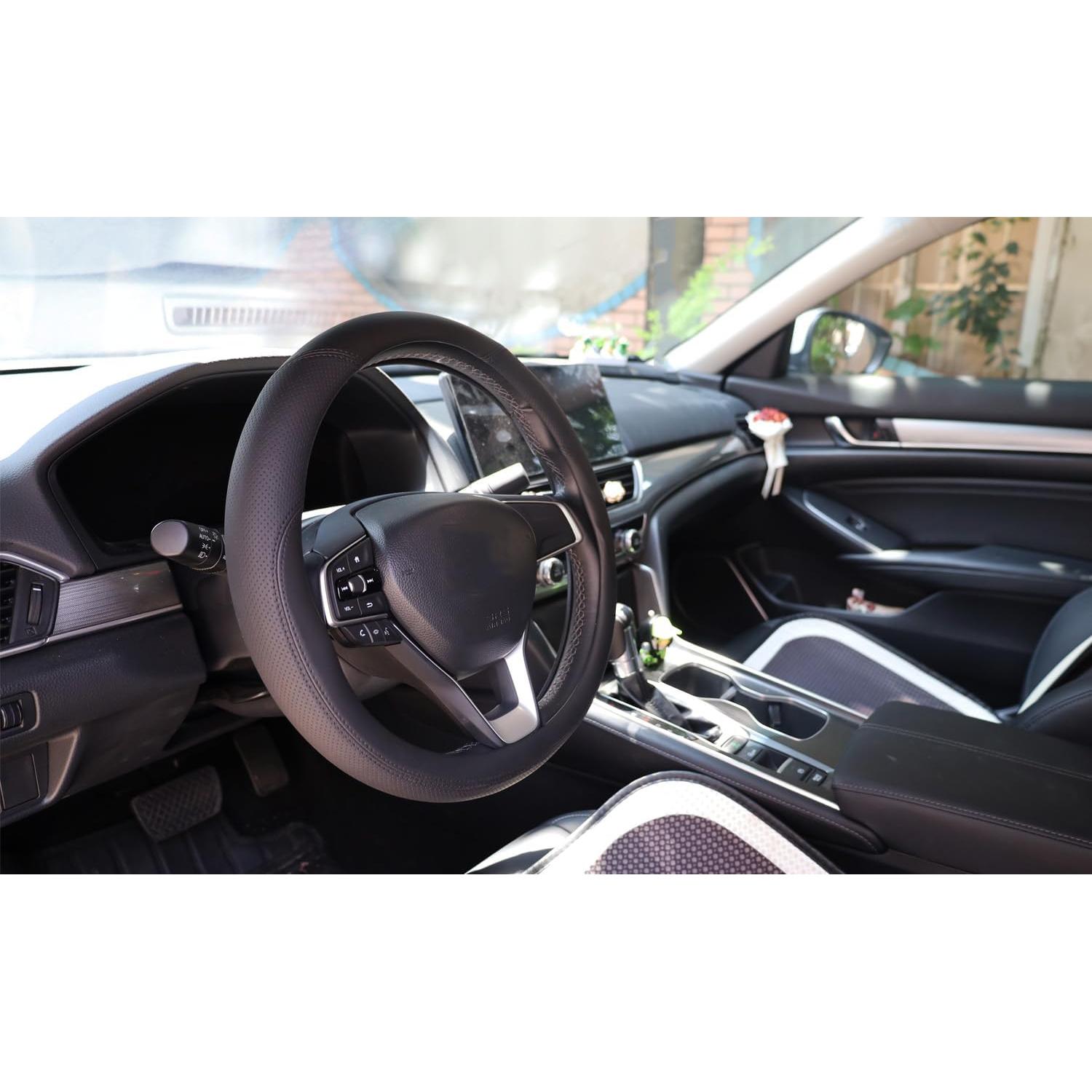 Cubierta de Volante de Cuero SZYUCHEN para Mazda 14.5-15"