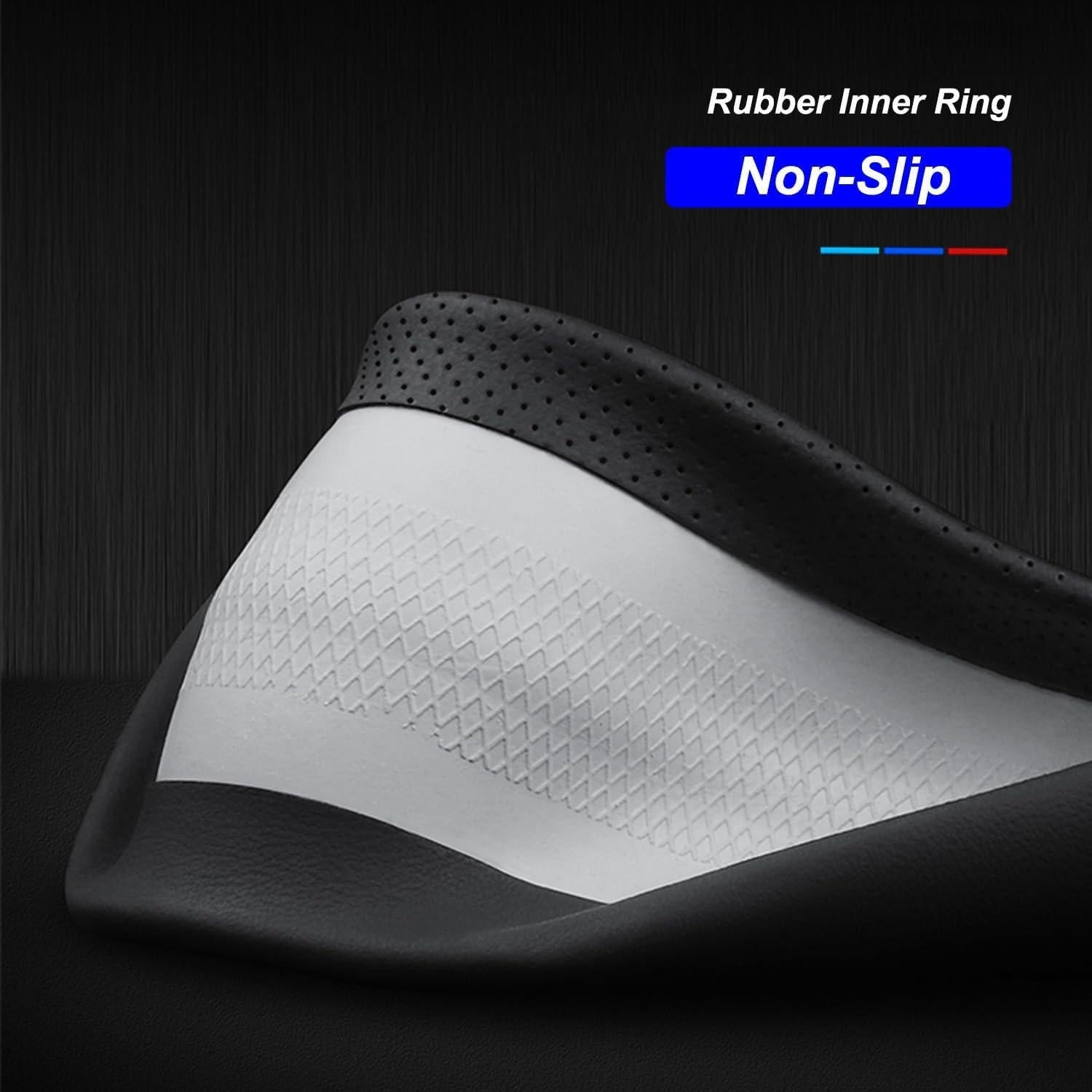 Cubierta de Volante de Cuero SZYUCHEN para Mazda 14.5-15"