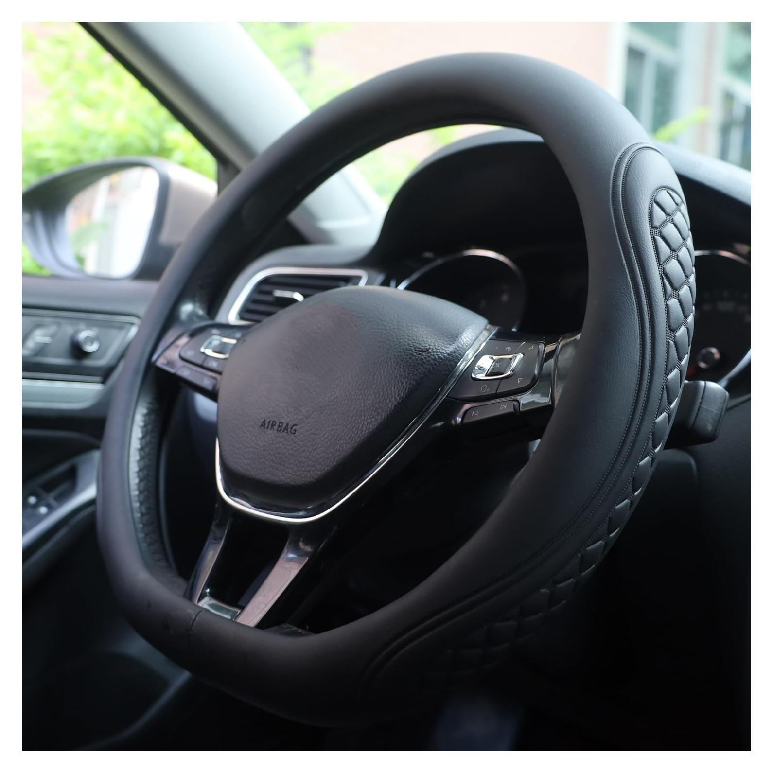 Cubierta de Volante de Cuero Microfibra TAUYANG para Nissan