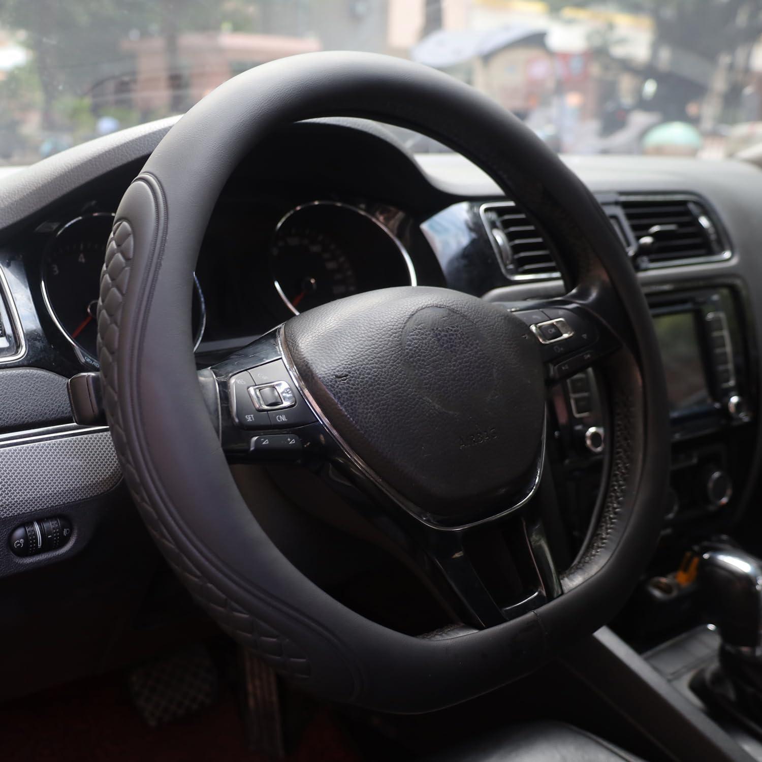 Cubierta de Volante de Cuero Microfibra TAUYANG para Nissan