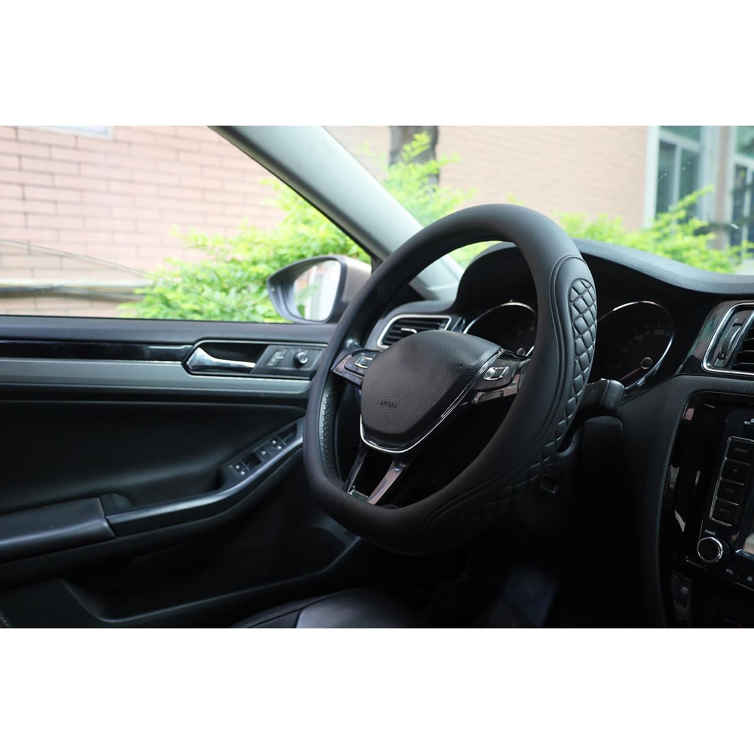 Cubierta de Volante de Cuero Microfibra TAUYANG para Nissan