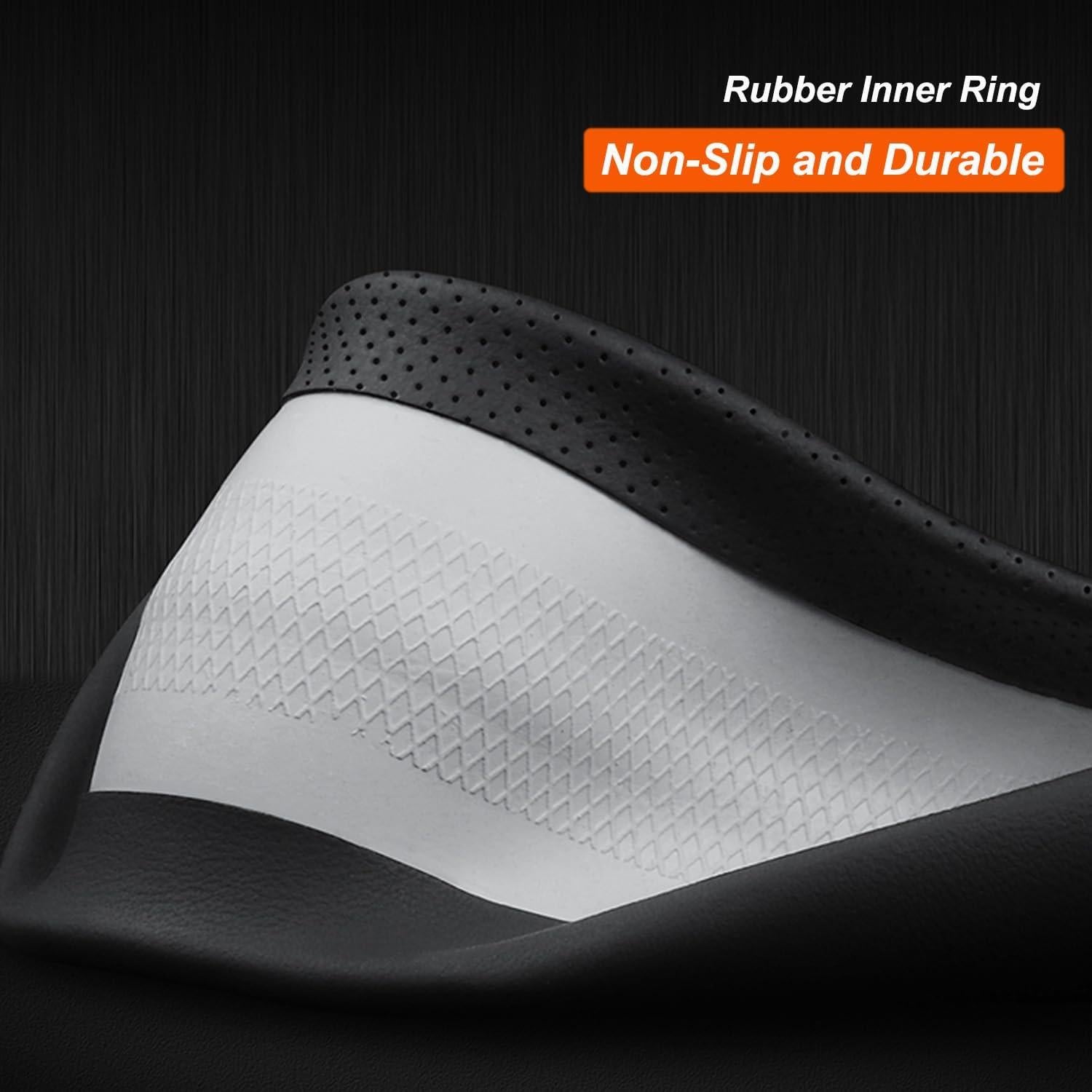 Cubierta de Volante de Cuero Microfibra TAUYANG para Nissan