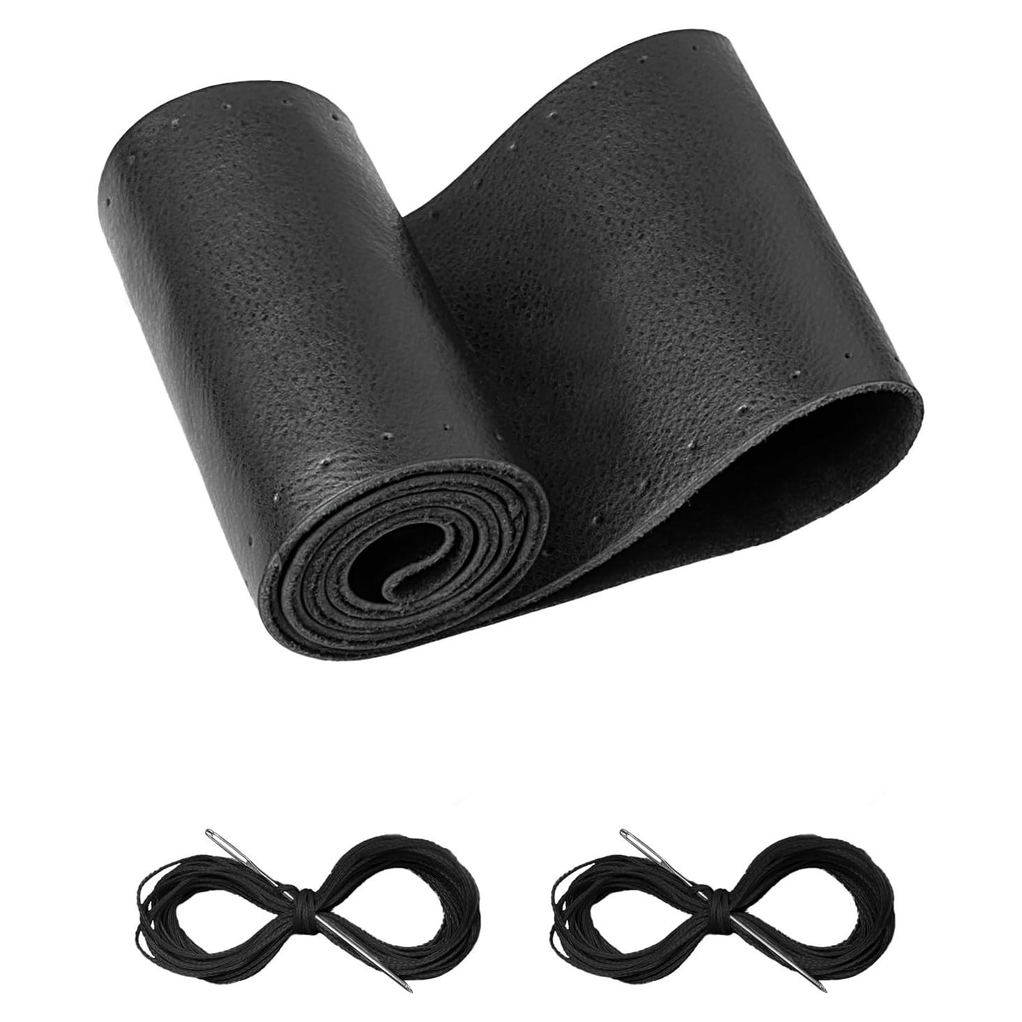 Cubierta de Volante de Cuero Belinous L4 Negra Universal