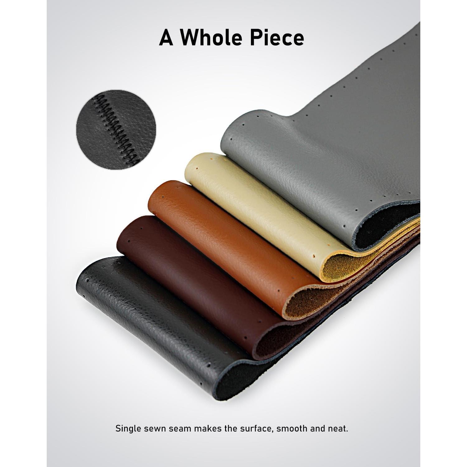 Cubierta de Volante de Cuero Belinous L4 Negra Universal