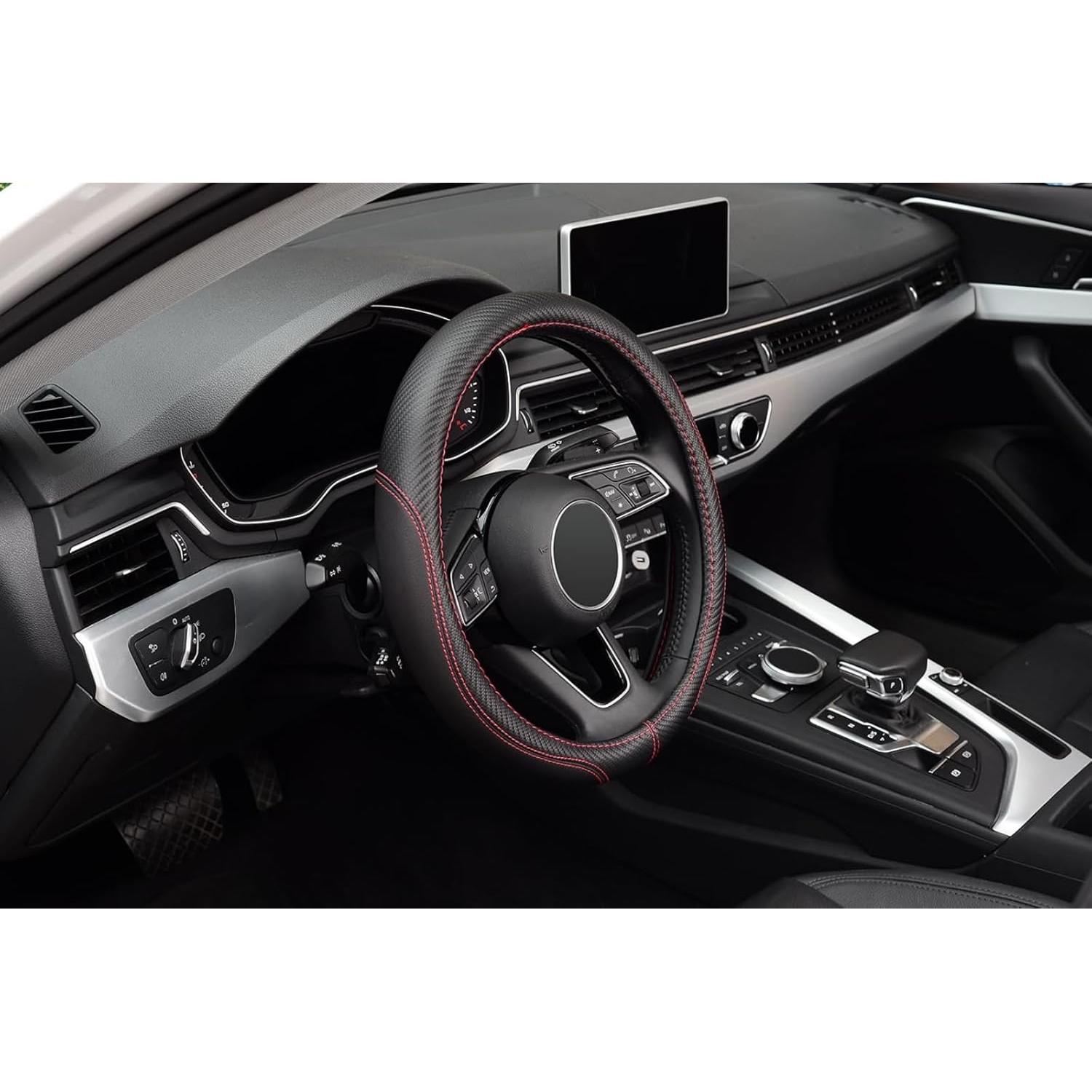 Funda de Volante LABBYWAY de Microfibra 37-39 cm Antideslizante