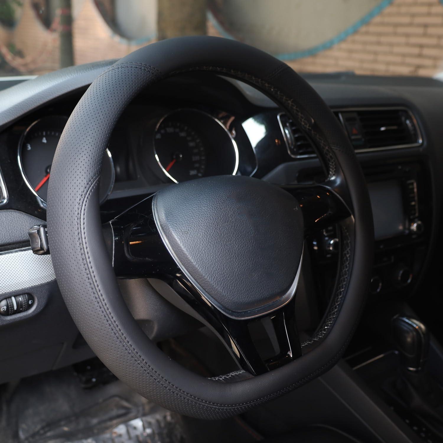 Cubierta de Volante D SZYUCHEN para Kia Soul K5 Optima 14.5-15"