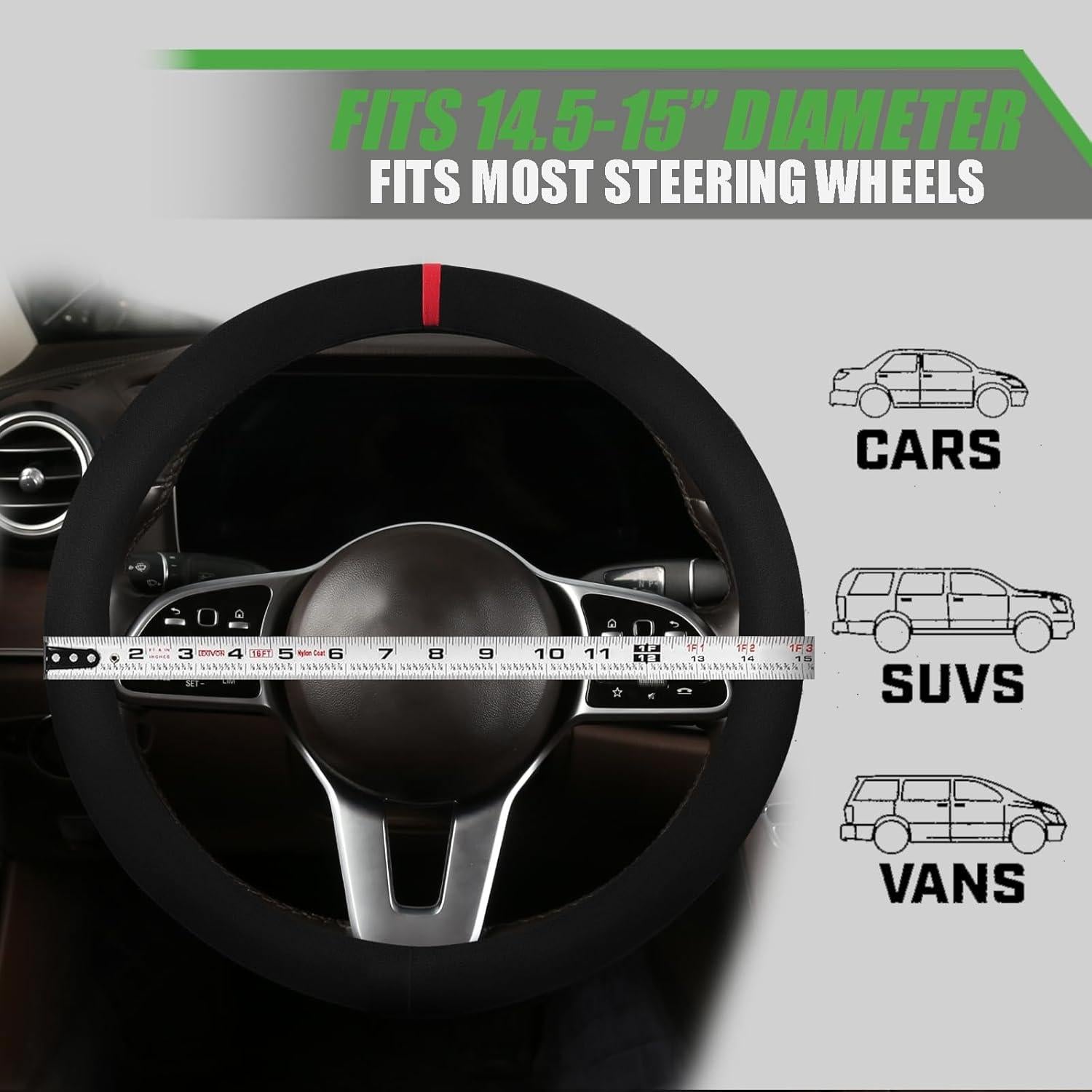 Funda de Volante SthExtra Universal 37-38.5 cm Antideslizante