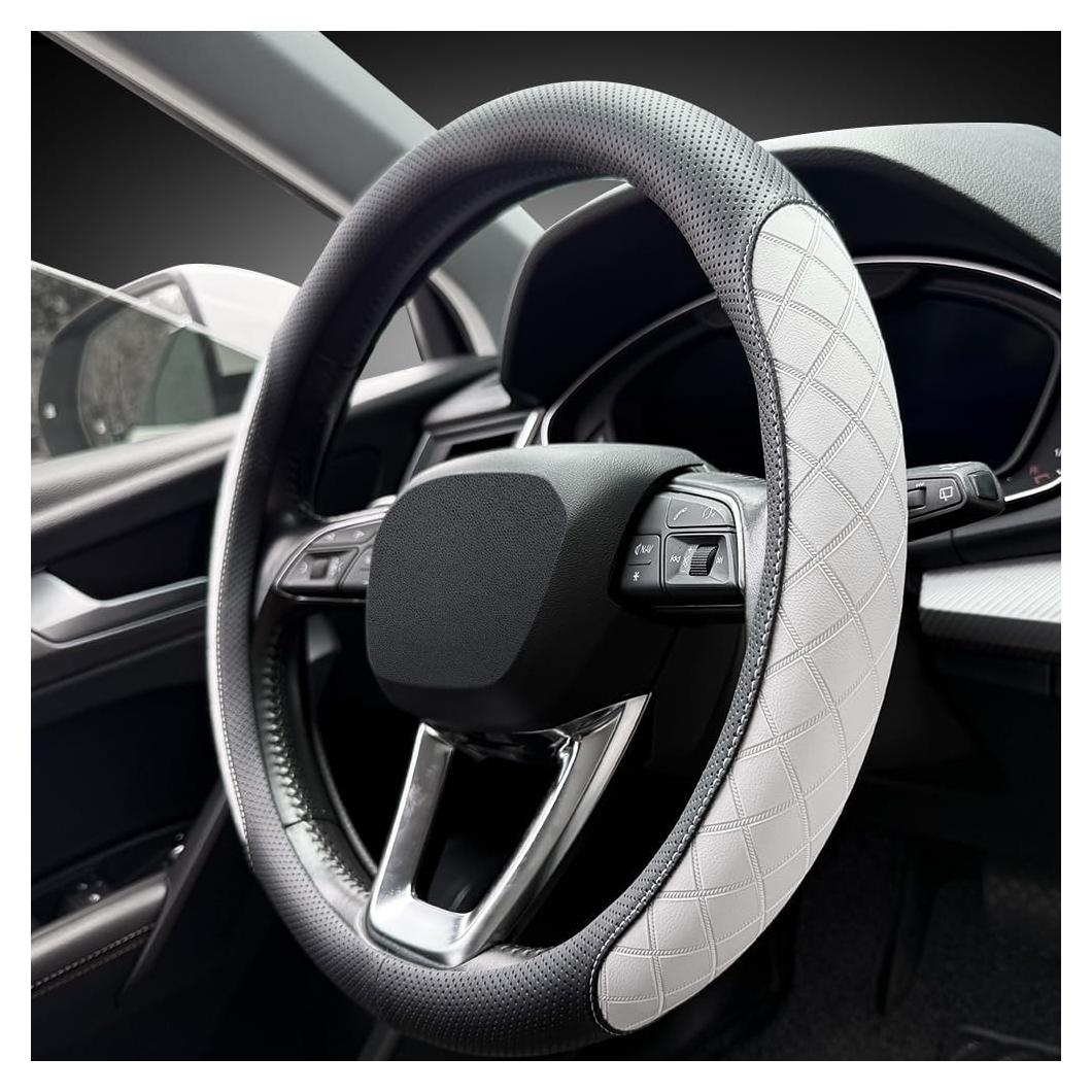 Cubierta de Volante de Cuero Nappa LKWLIKEI F42 37-38.5 cm