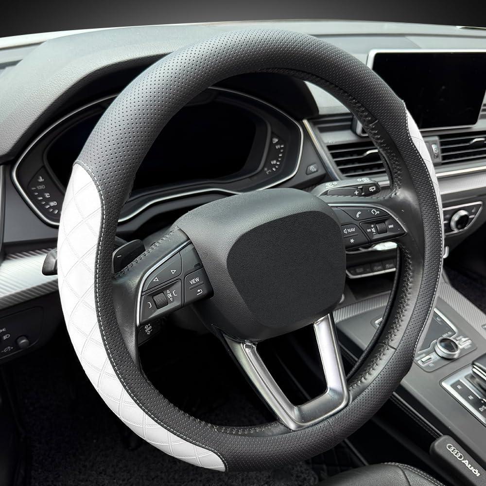 Cubierta de Volante de Cuero Nappa LKWLIKEI F42 37-38.5 cm