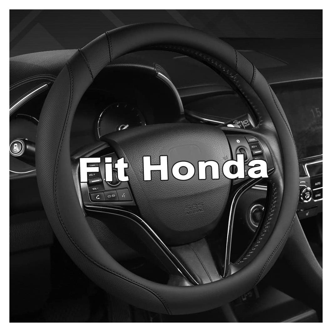 Cubierta de Volante West Llama para Honda Civic, CR-Z, S2000 35.5-36 cm