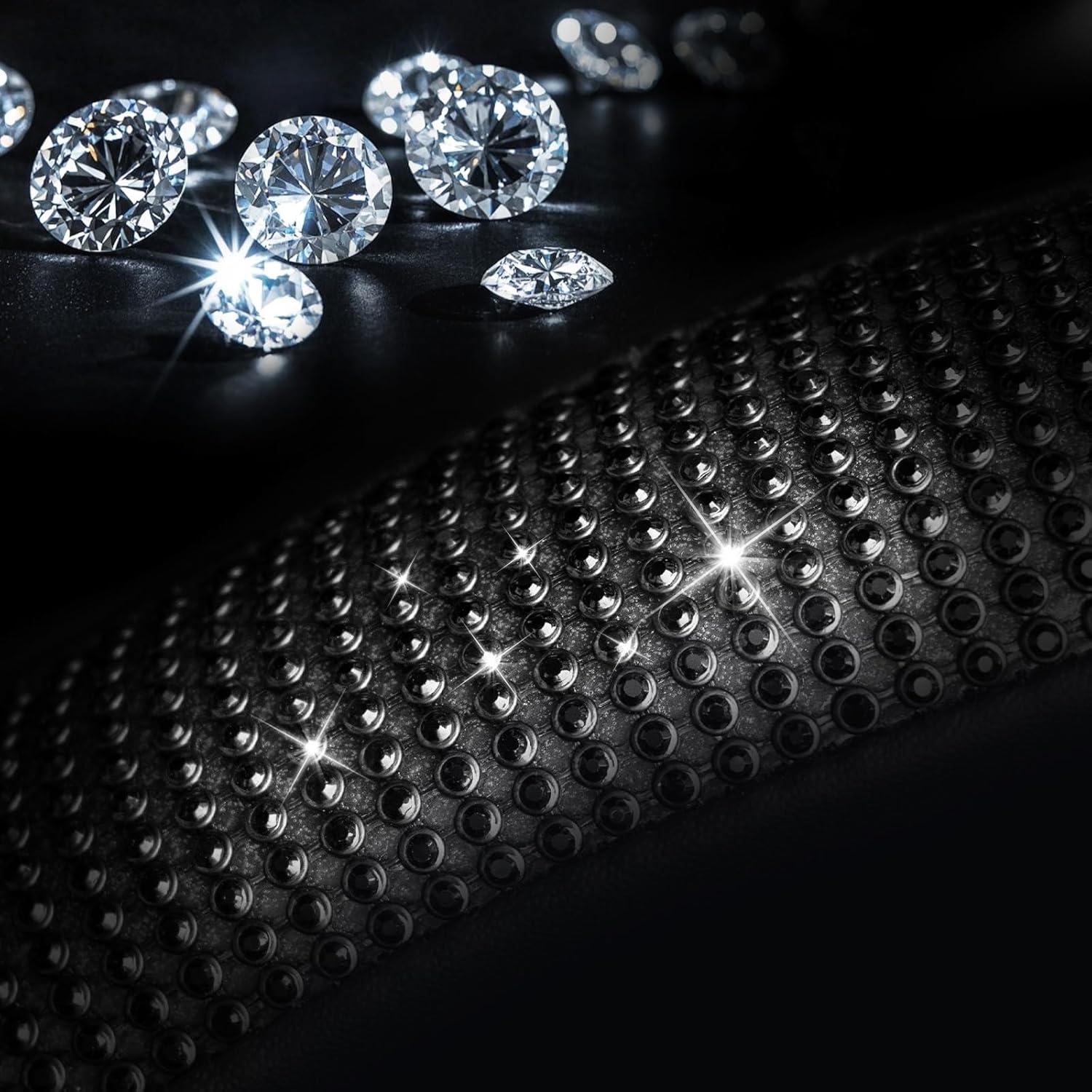 Cubierta de Volante KAFEEK de Cuero con Cristales 38 cm