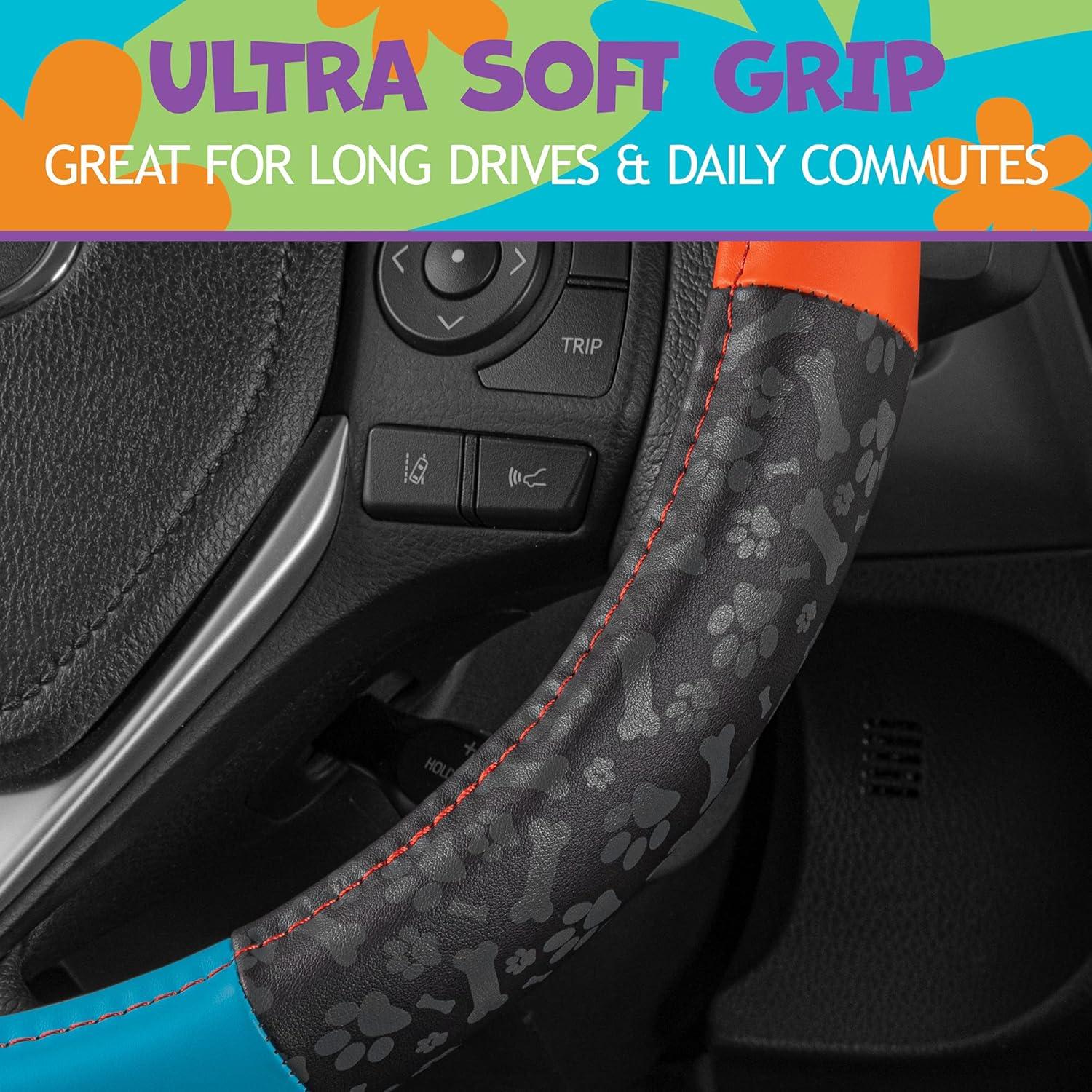 Cubierta de Volante BDK Scooby Doo 15" - Accesorio Automotriz