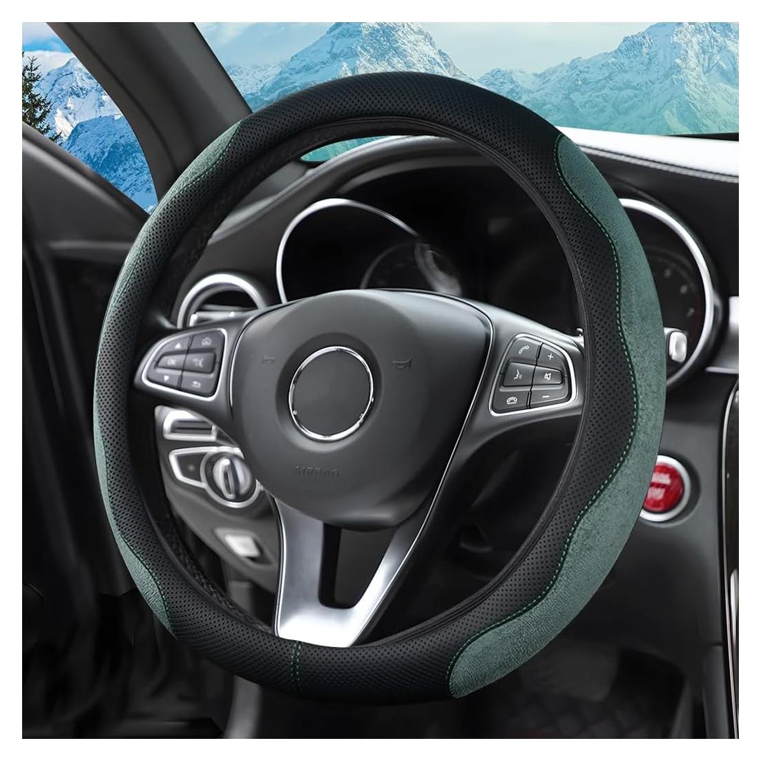 Cubierta de Volante Zipelo 37-38 cm Antideslizante Verde