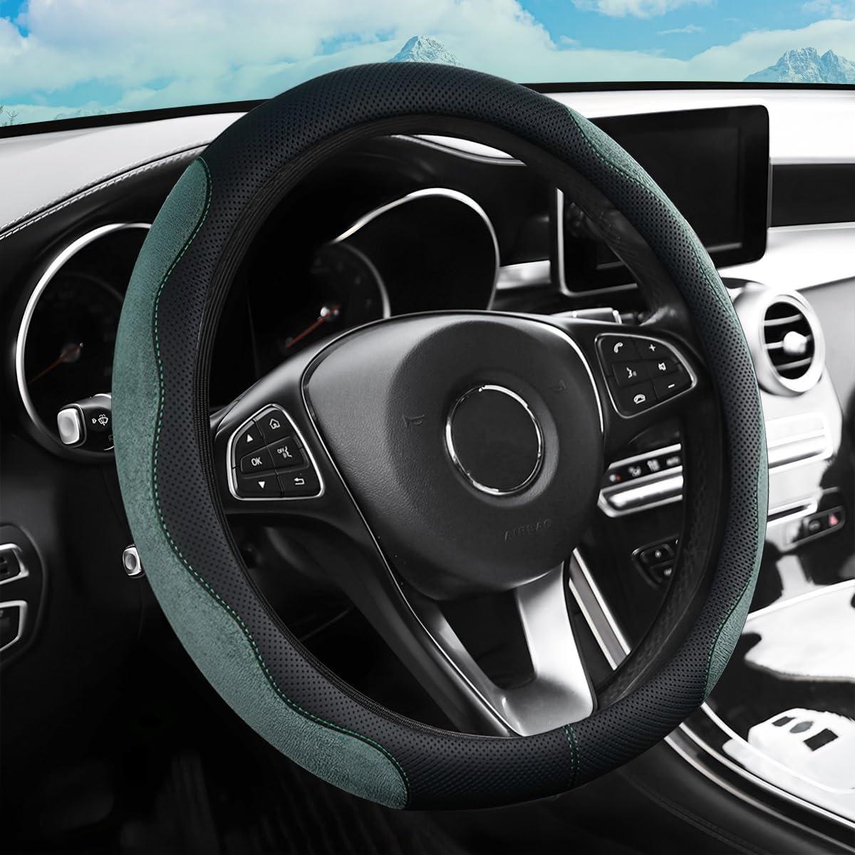 Cubierta de Volante Zipelo 37-38 cm Antideslizante Verde