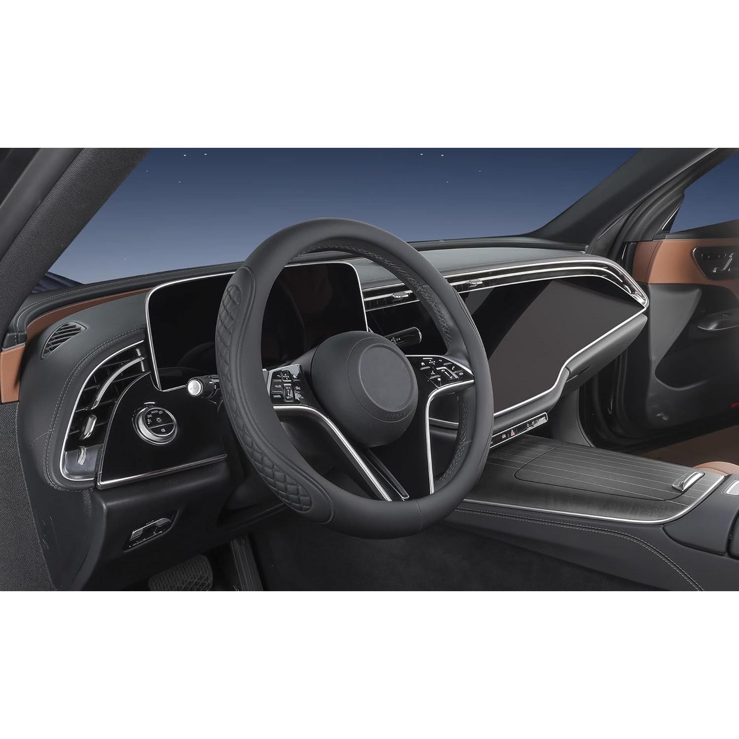 Cubierta de Volante de Cuero TAUYANG FXPT929CH01 para Chevy