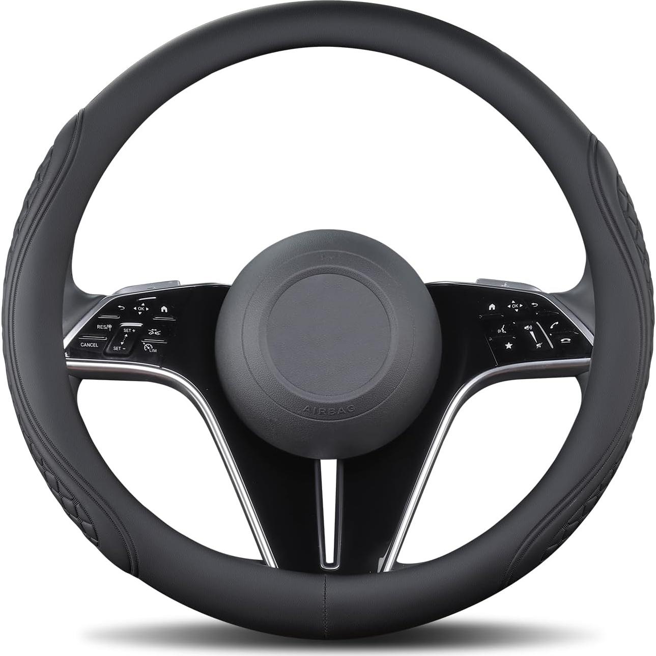 Cubierta de Volante de Cuero TAUYANG FXPT929CH01 para Chevy