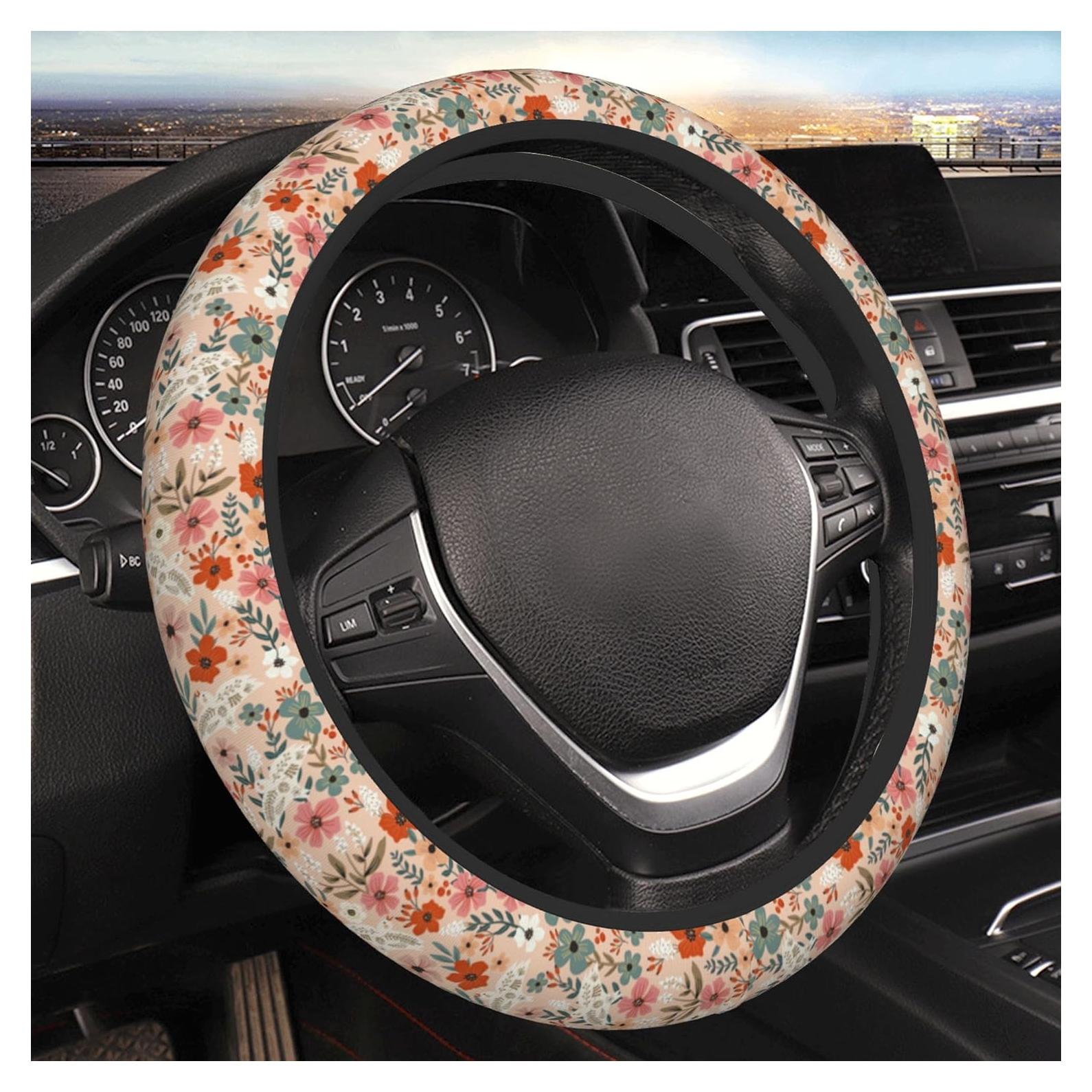 Cubierta de Volante Floral Retro Paloma FJyuanqi 38-39 cm Antideslizante