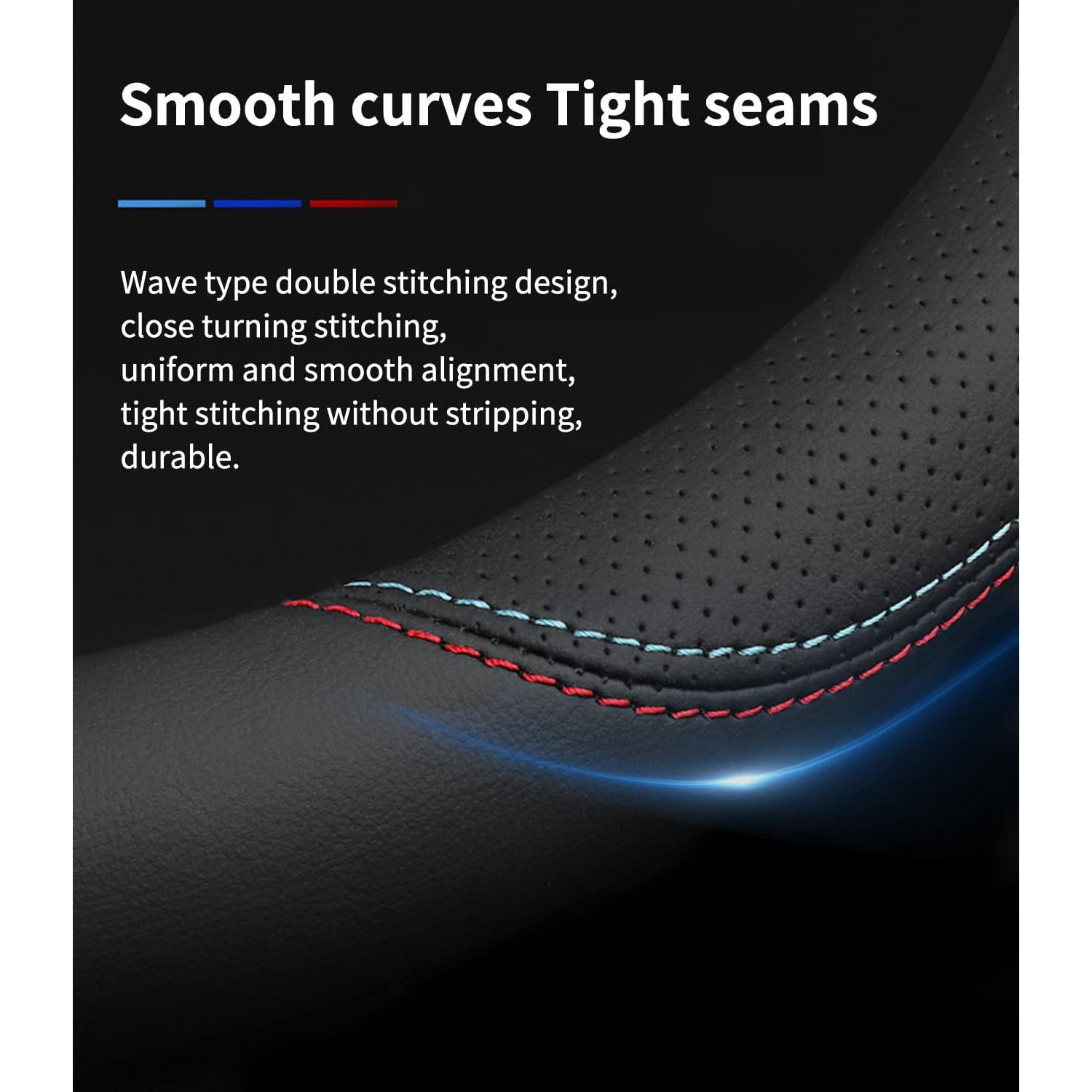 Cubierta de Volante de Cuero Deer Route para Subaru - Antideslizante