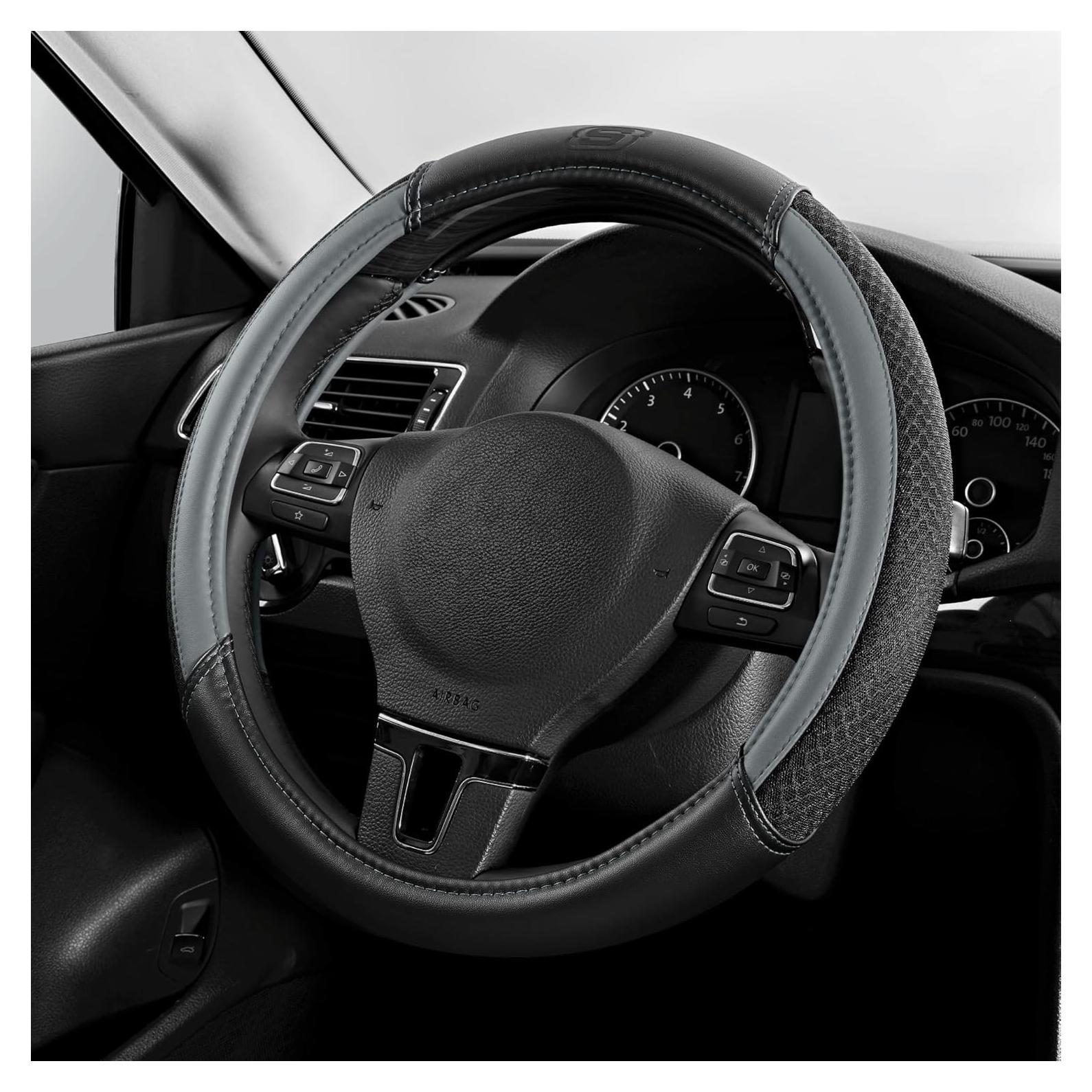 Cubierta de Volante Skechers Cuero Universal 37-38 cm Gris