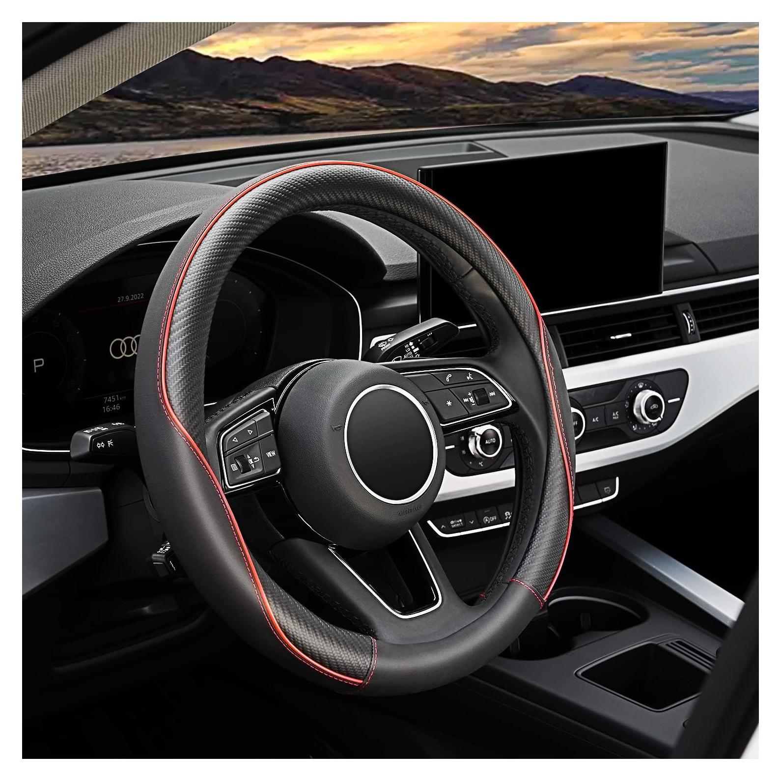 Cubierta de Volante YHONGJT AS-002 Antideslizante 37-38 cm Negra