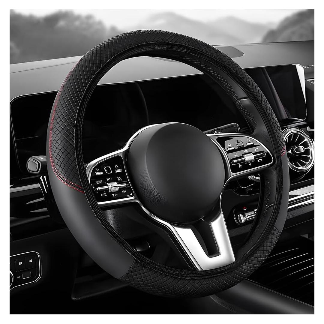 Cubierta de Volante SHMZK 15" Fibra de Carbono Antideslizante