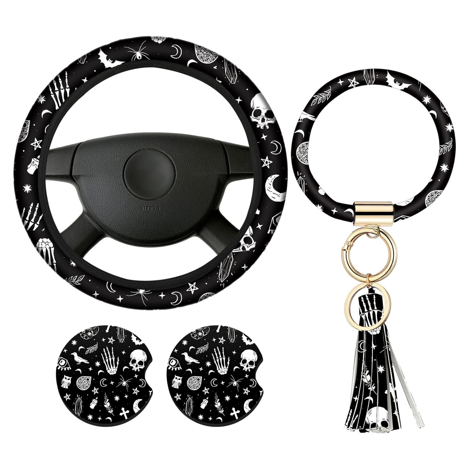 Juego de Accesorios para Automóvil Frienda 4 Piezas Lunas Estrellas