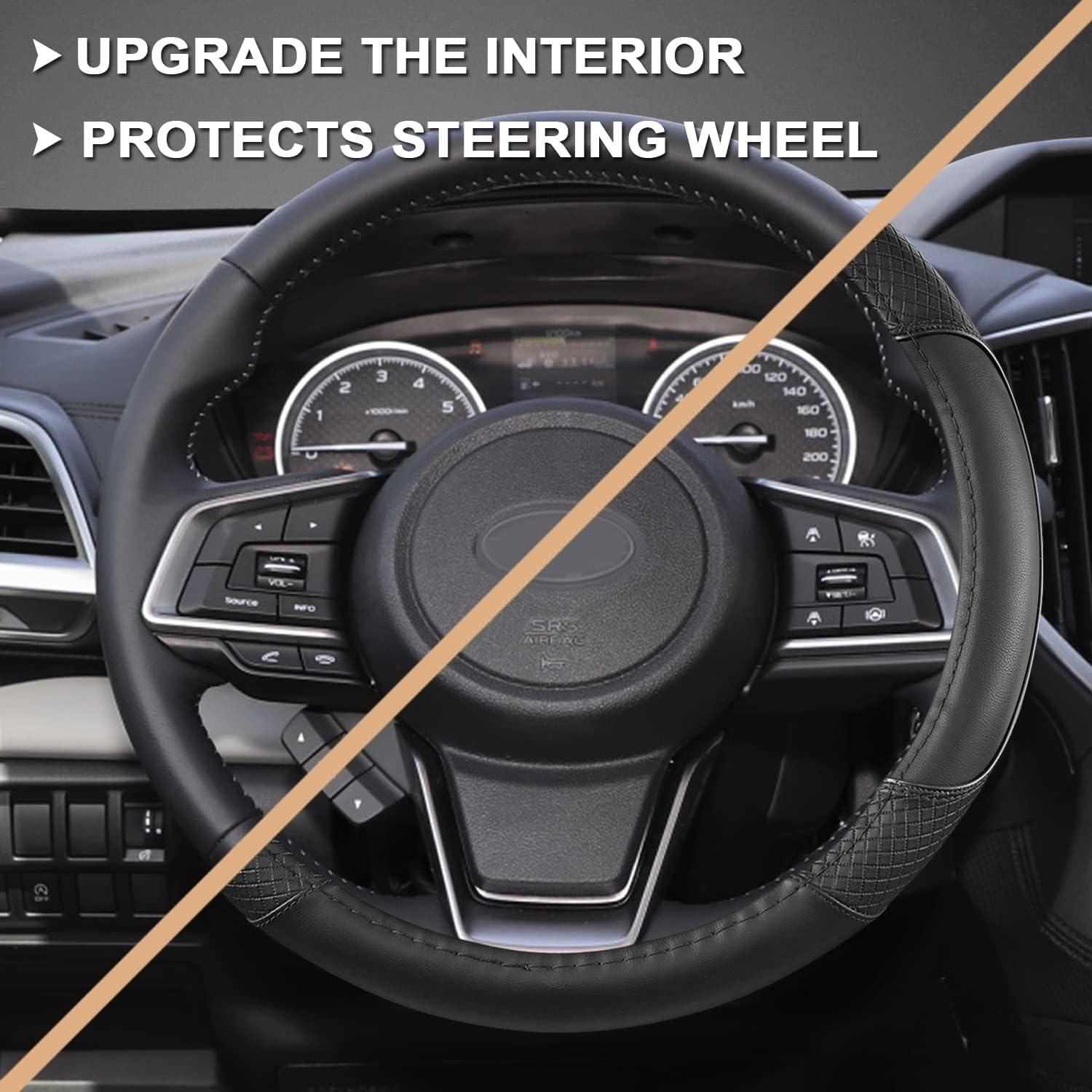 Cubierta de Volante GIANT PANDA para Subaru - Negro Sólido