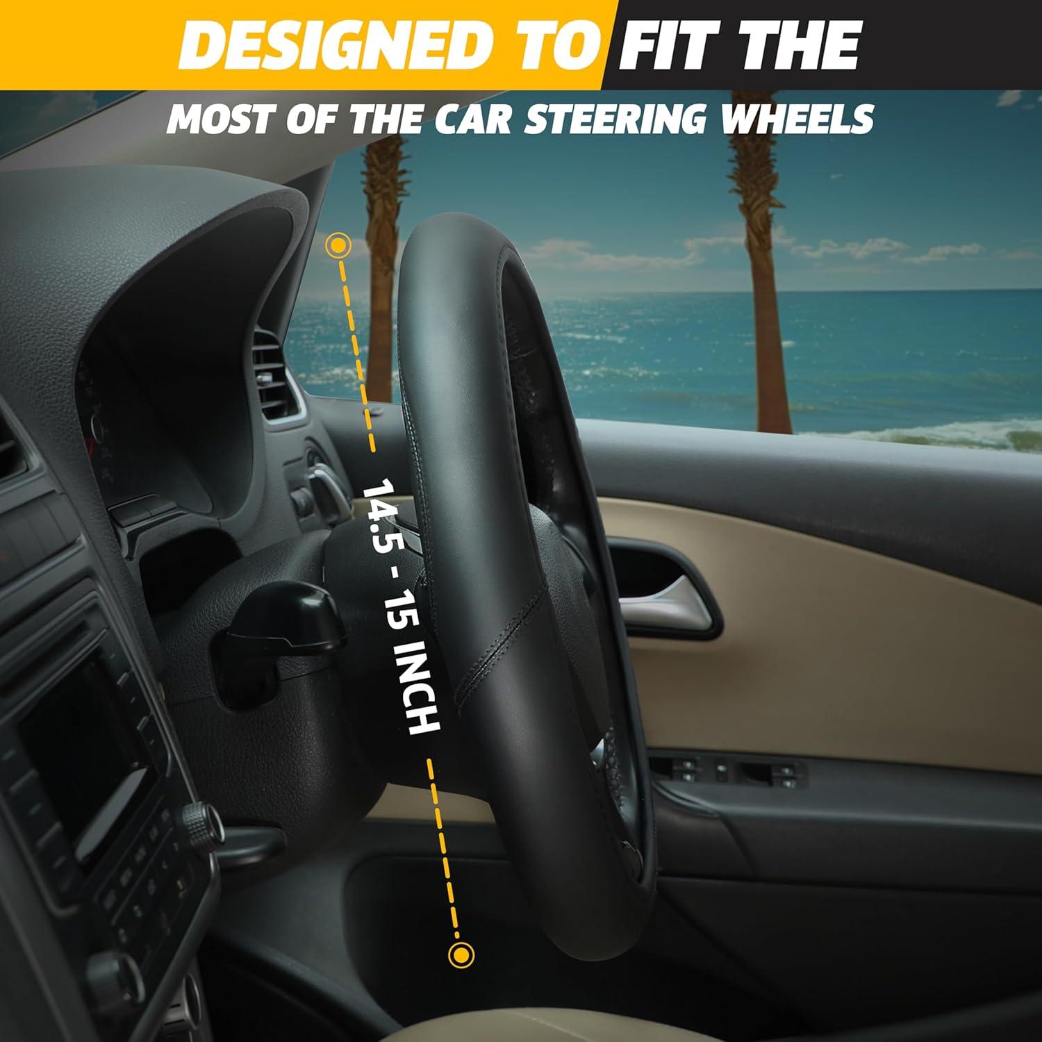 Cubierta de Volante EcoNour Universal 37-38 cm Antideslizante