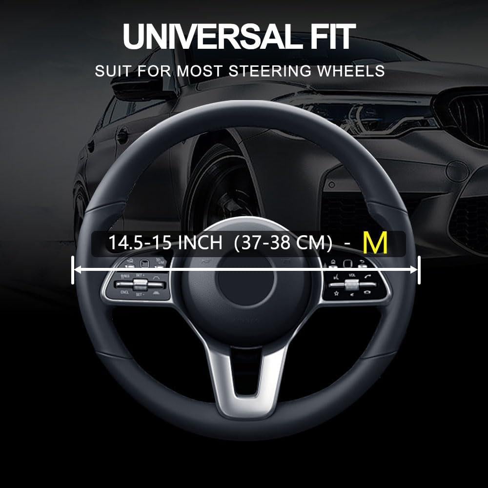 Funda de Volante Universal Szttswamp SZ-216 Cuero Microfibra Azul