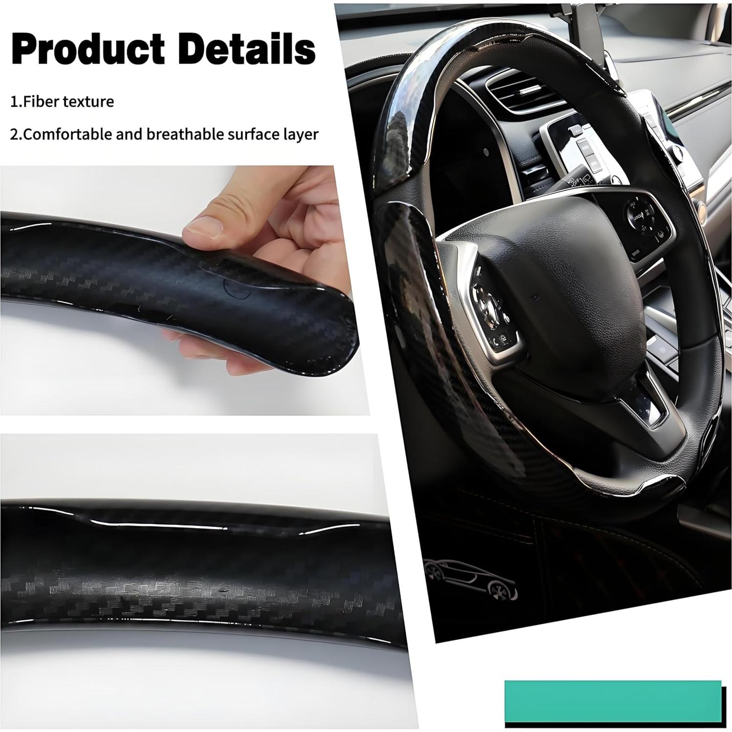 Cubierta de Volante AIUSLN Antideslizante 3 Piezas Universal