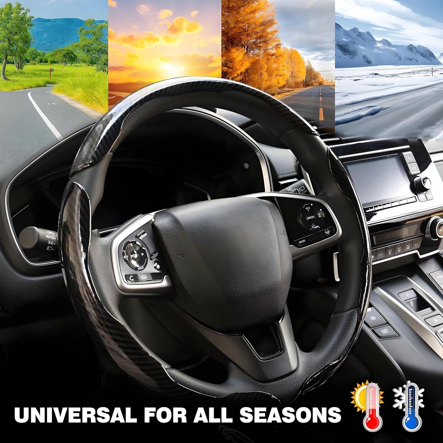 Cubierta de Volante AIUSLN Antideslizante 3 Piezas Universal