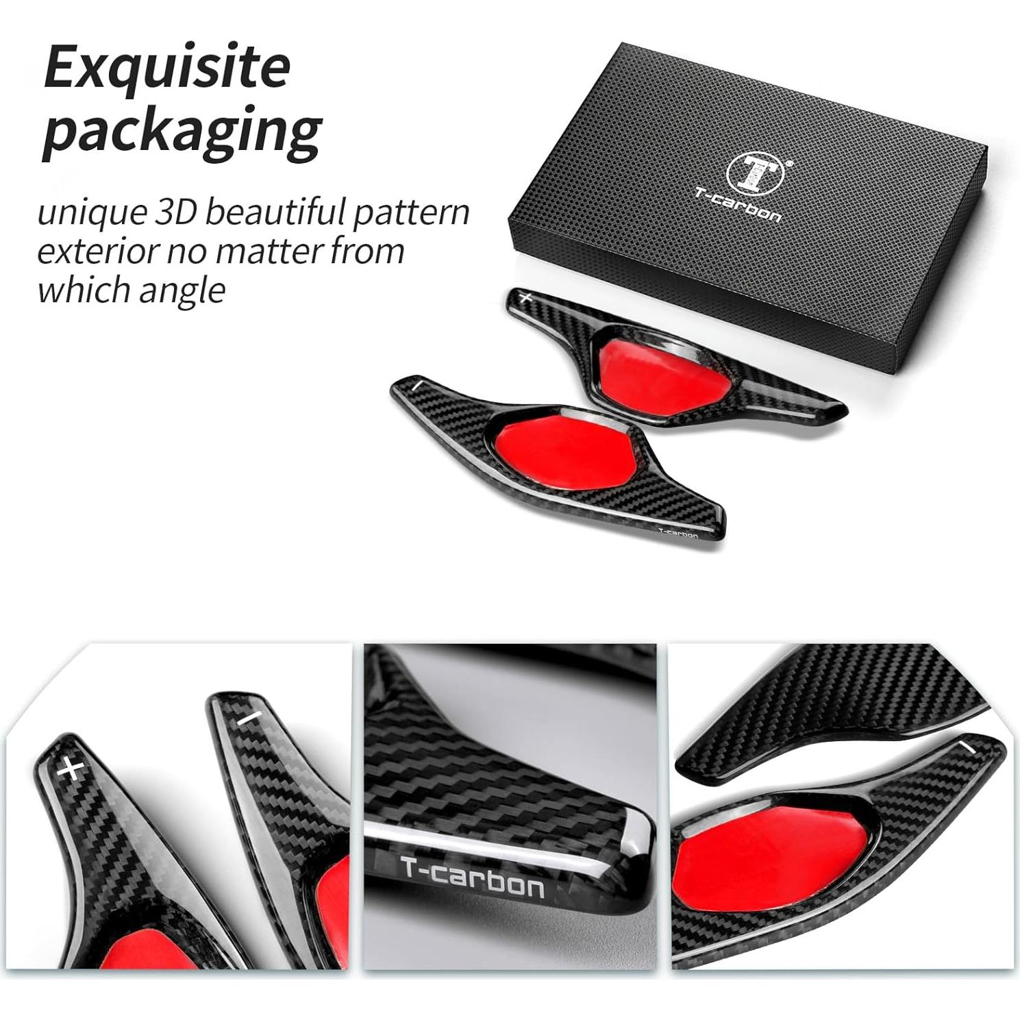 Extensiones de Paletas de Volante T-carbon para Cadillac XTS 2013-2019