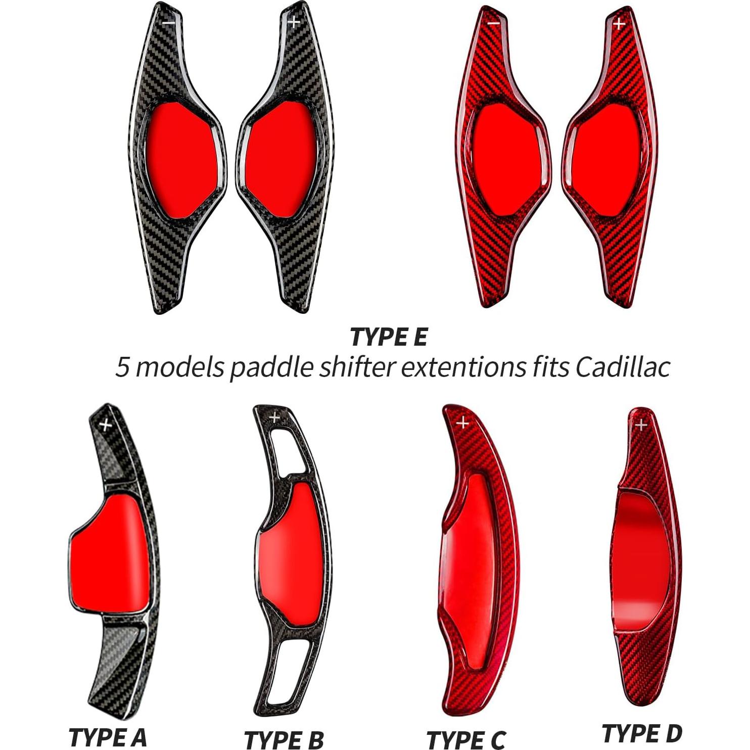Extensiones de Paletas de Volante T-carbon para Cadillac XTS 2013-2019