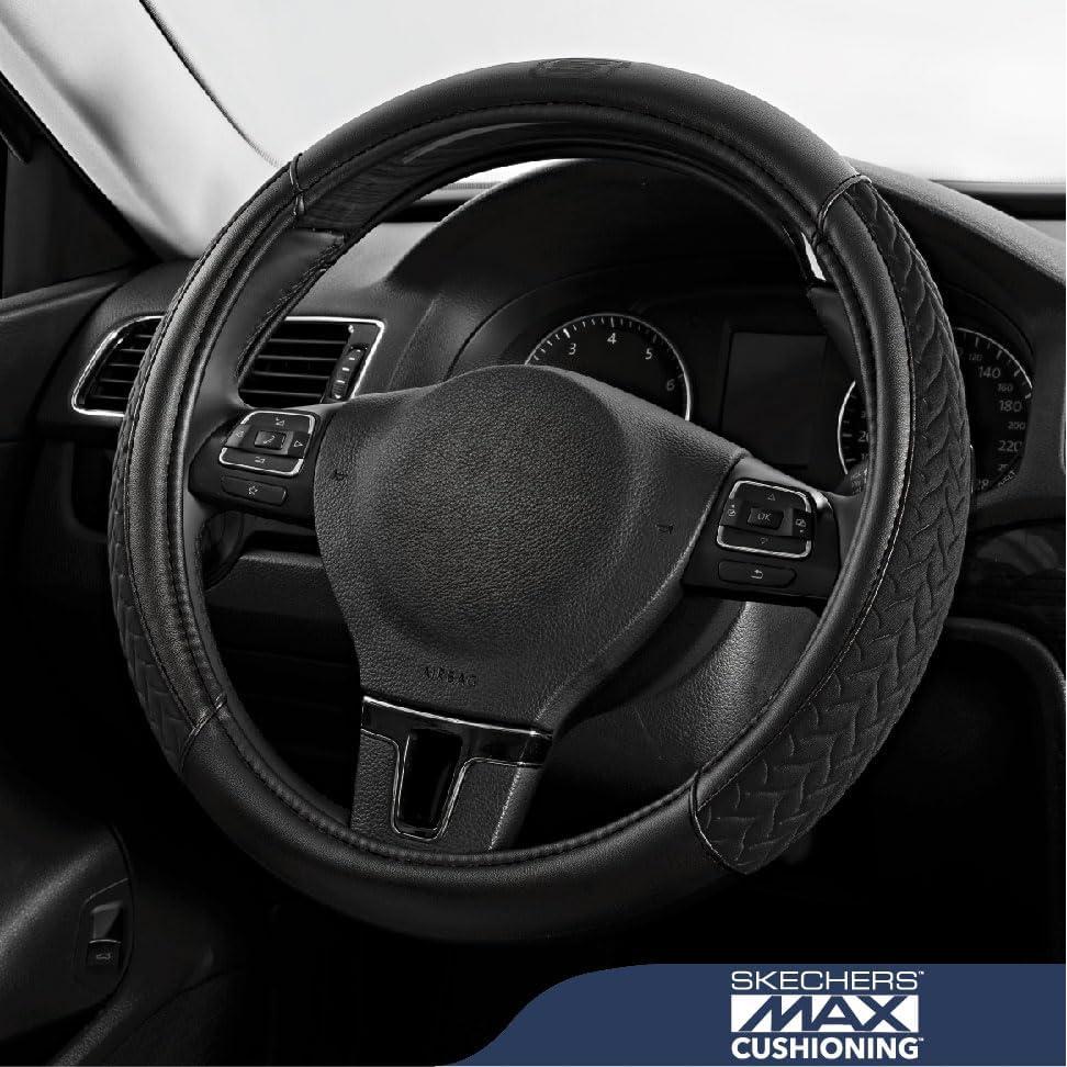 Cubierta de Volante Skechers de Cuero 37-38 cm Negro